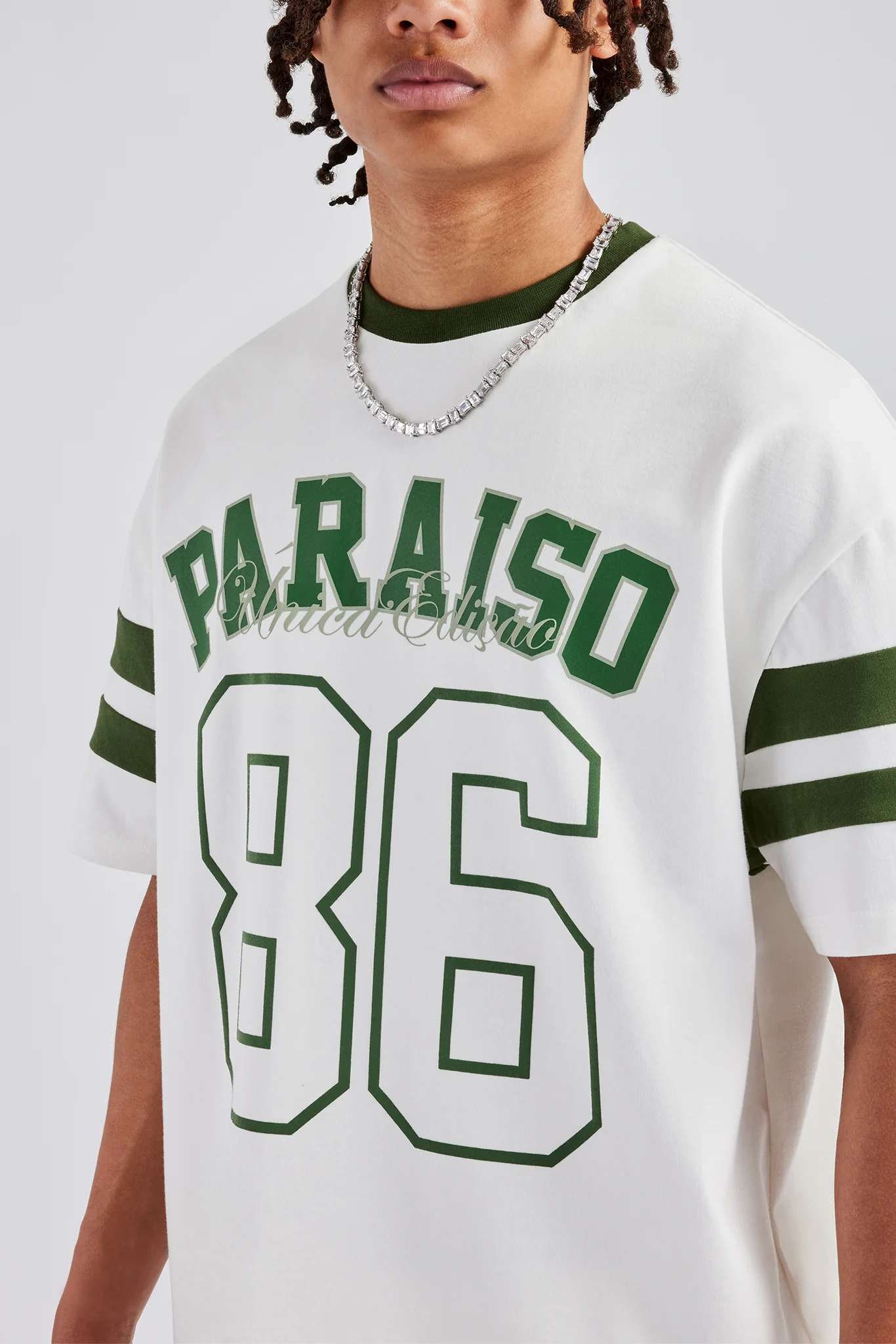 86 Varsity Skater T-Shirt - Off White - Image 3