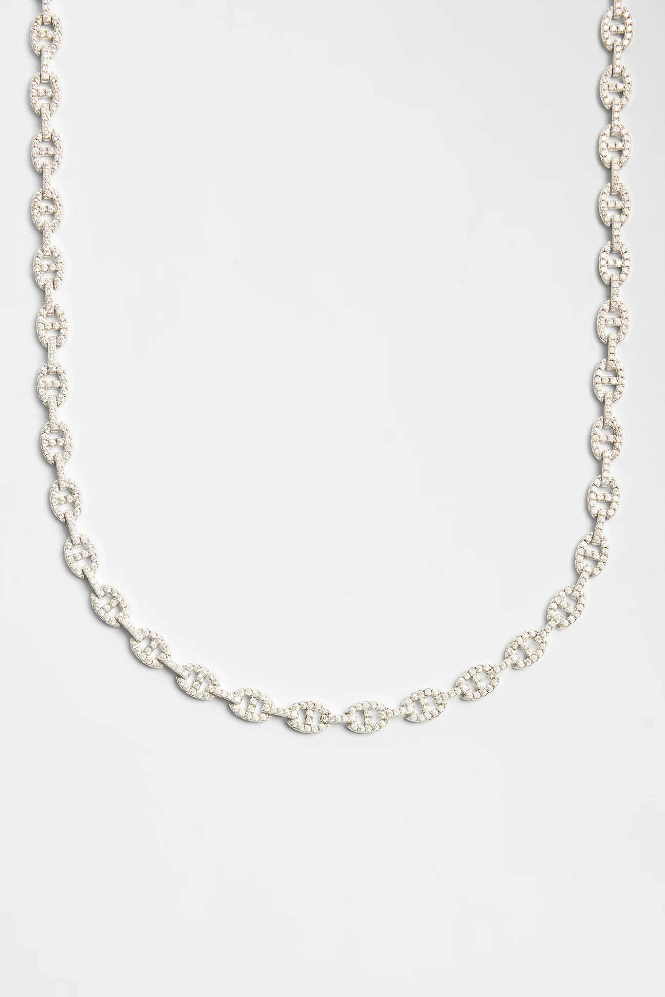 8mm Iced CZ Coffee Bean Chain - Image 2