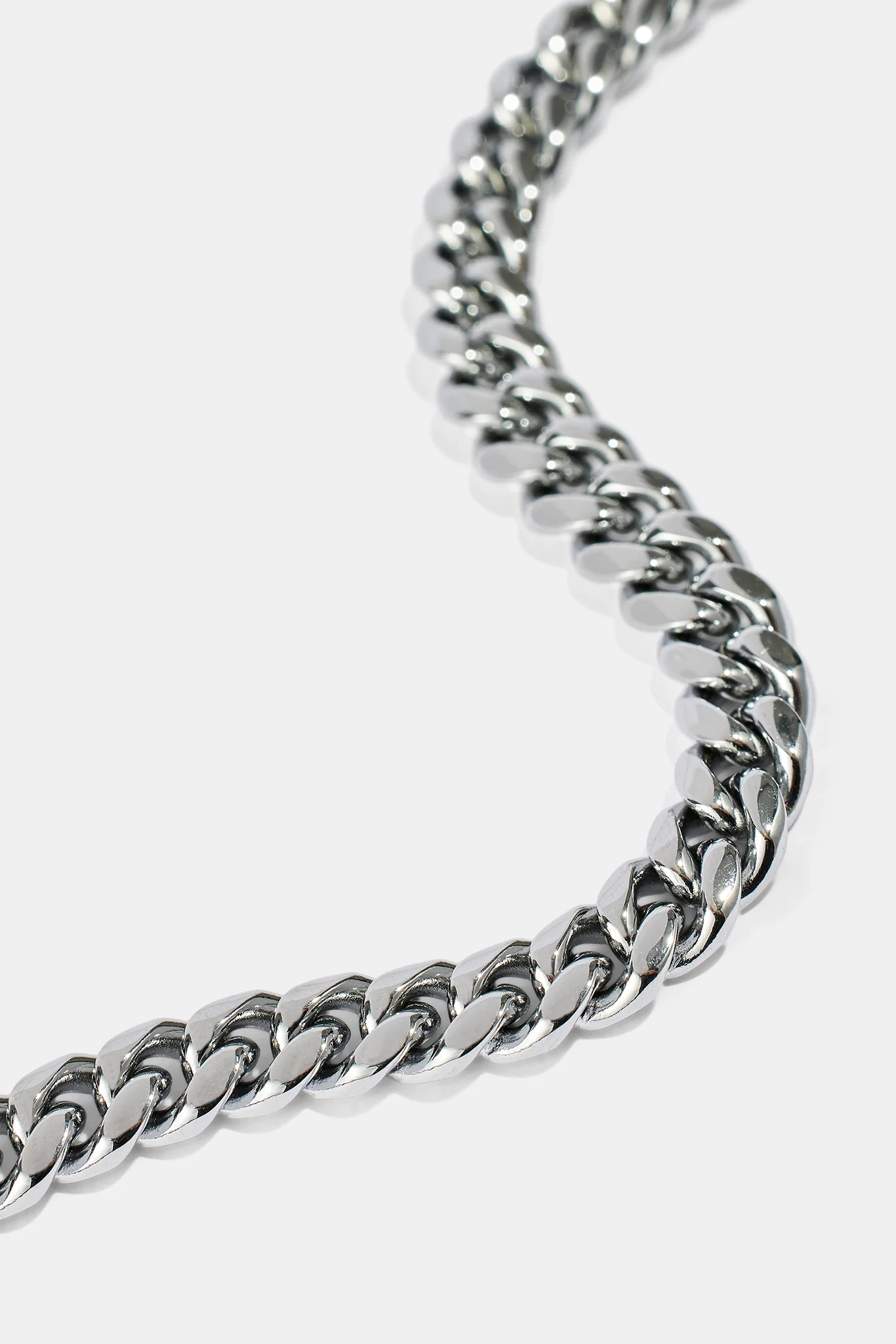 Miami Cuban Chain - 8mm - White - Image 3