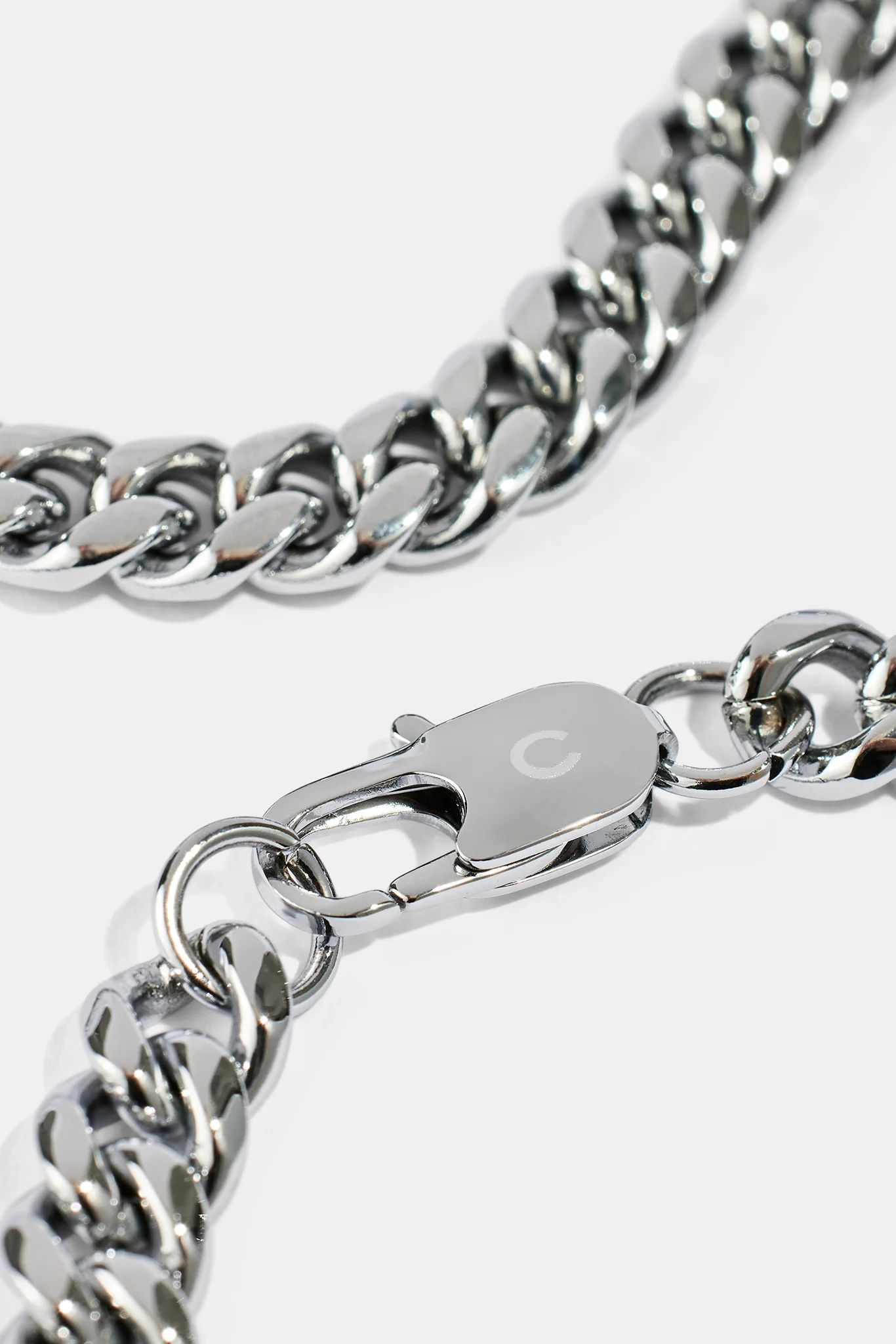 Miami Cuban Chain - 8mm - White - Image 4