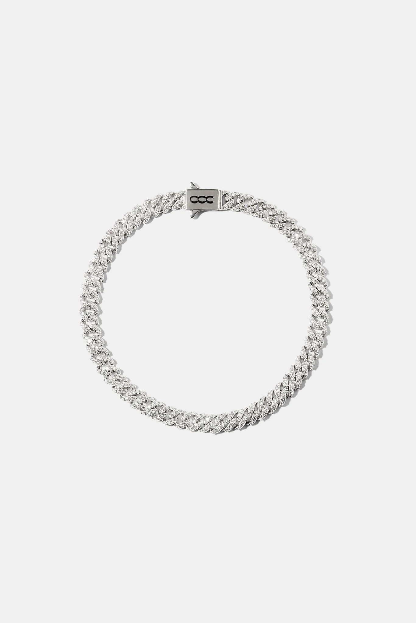 8mm Moissanite Cuban Bracelet - Image 2
