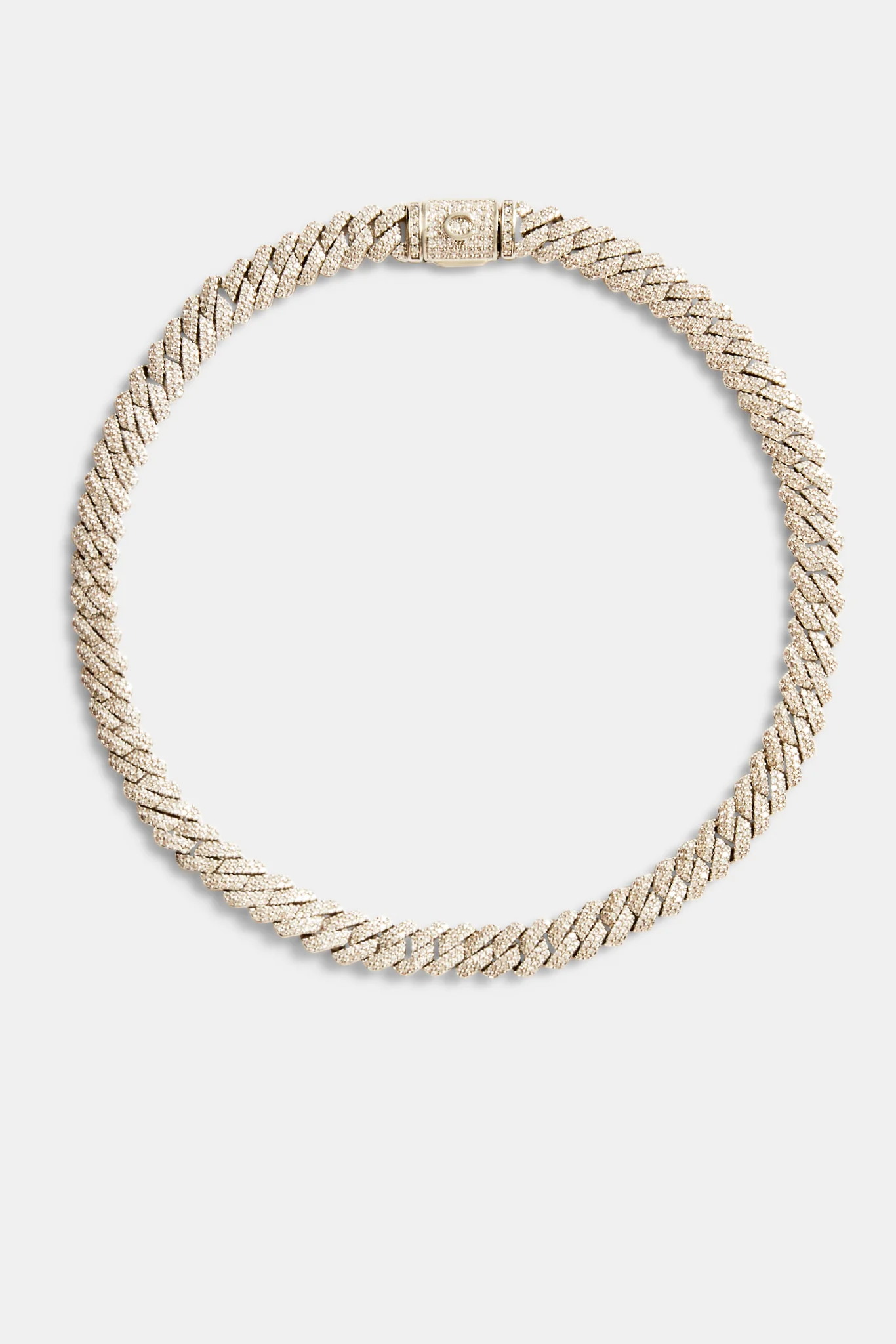 8mm Prong Cuban Chain Choker - Image 2