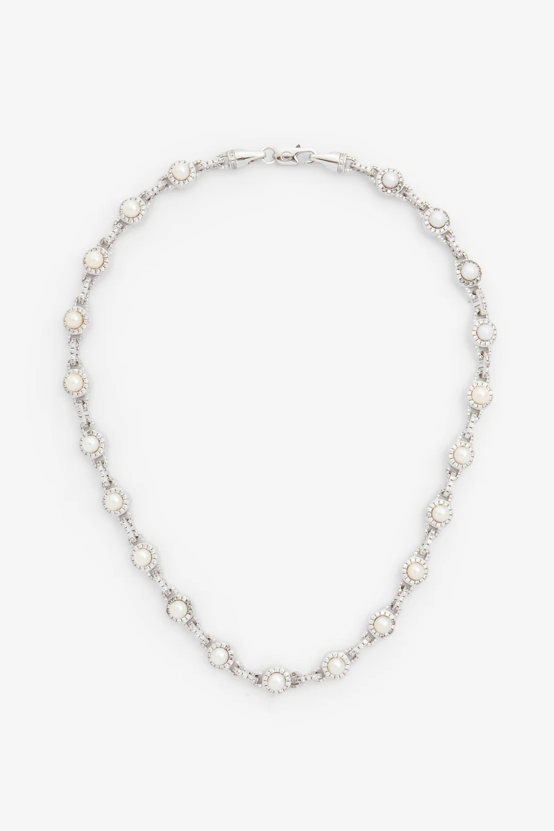 9mm Iced & Freshwater Pearl Chain