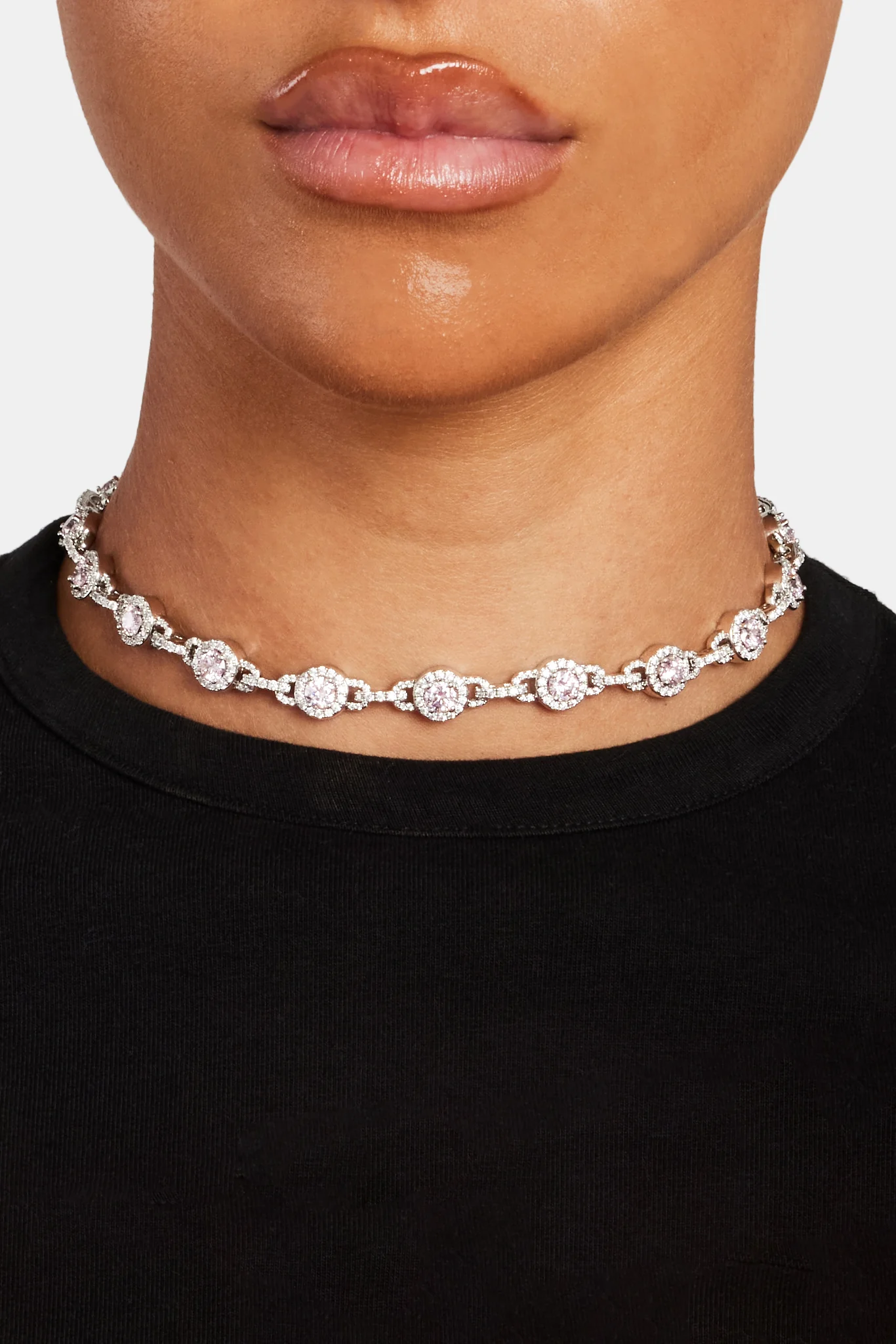 9mm Pink Centre Link Choker - Image 2