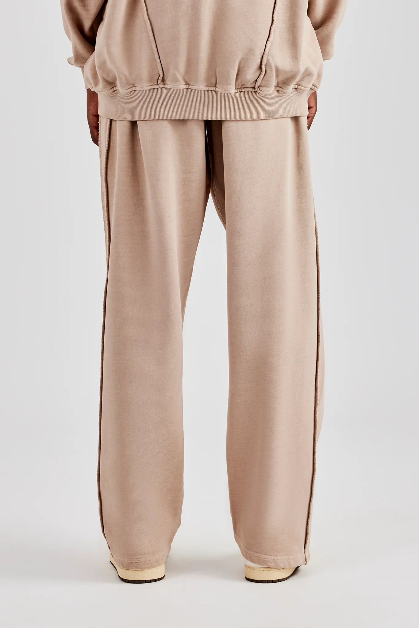 Acid Exposed Seam Jogger - Stone - Image 3