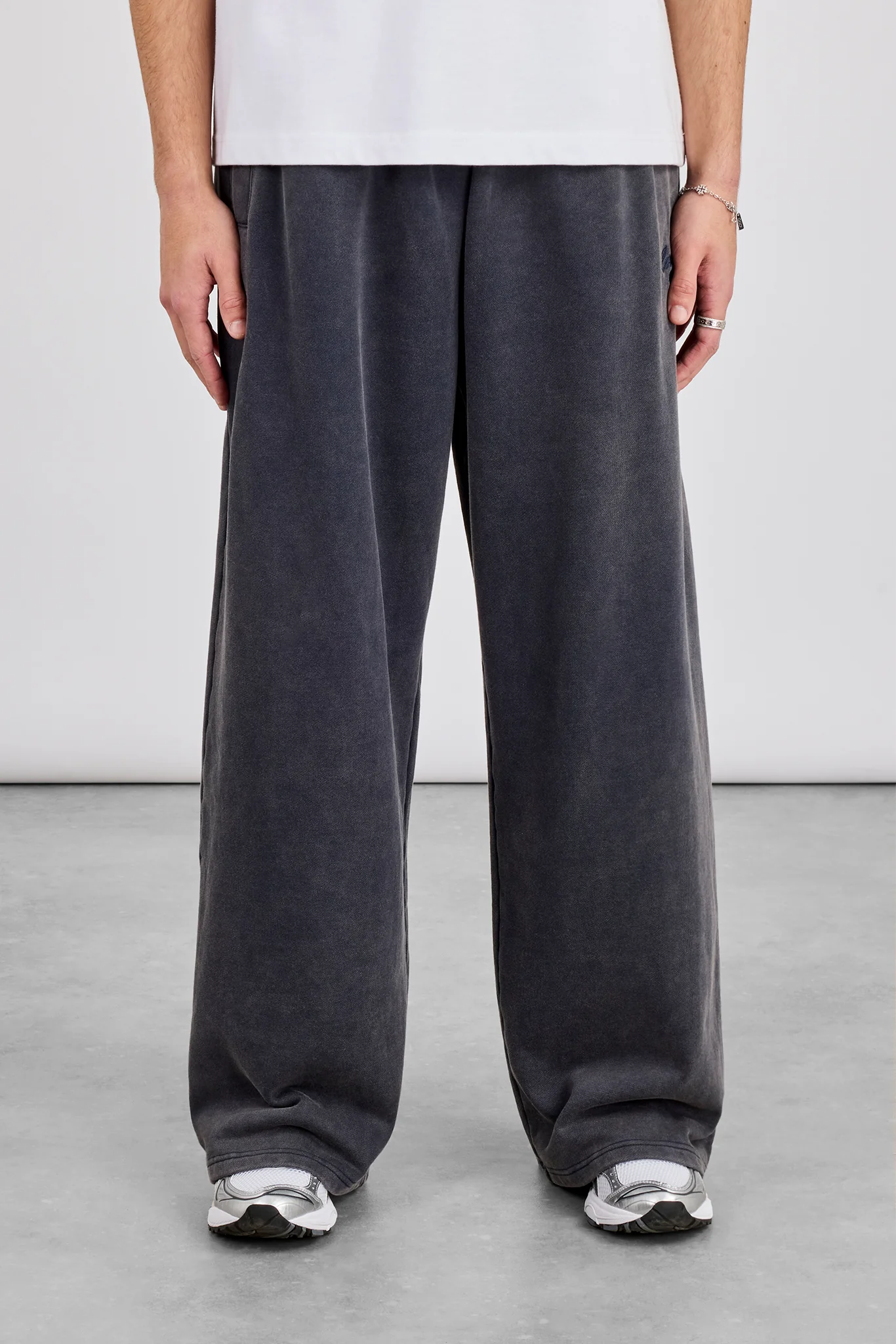 Acid Wash Baggy Jogger - Washed Navy - Image 2
