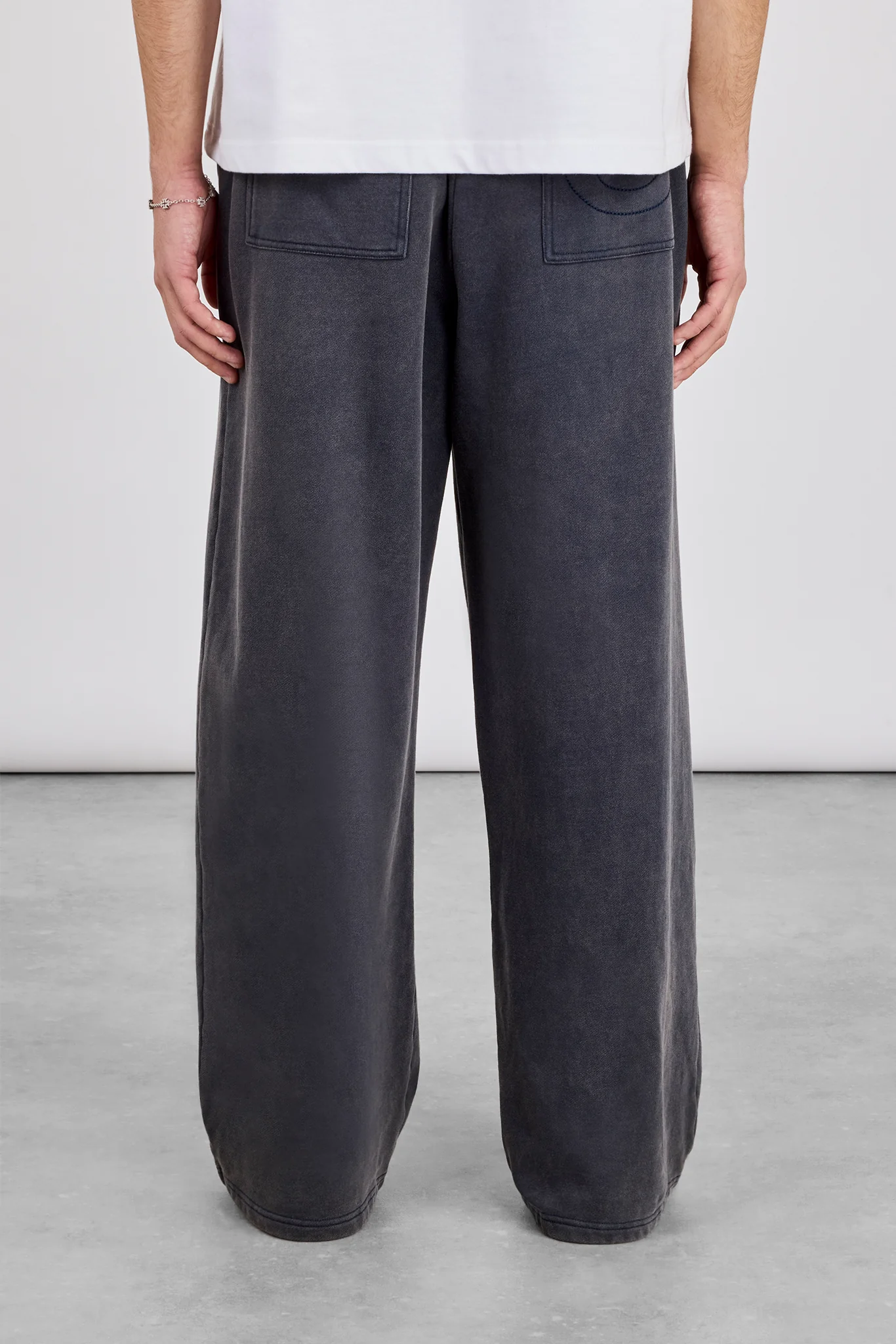 Acid Wash Baggy Jogger - Washed Navy - Image 4