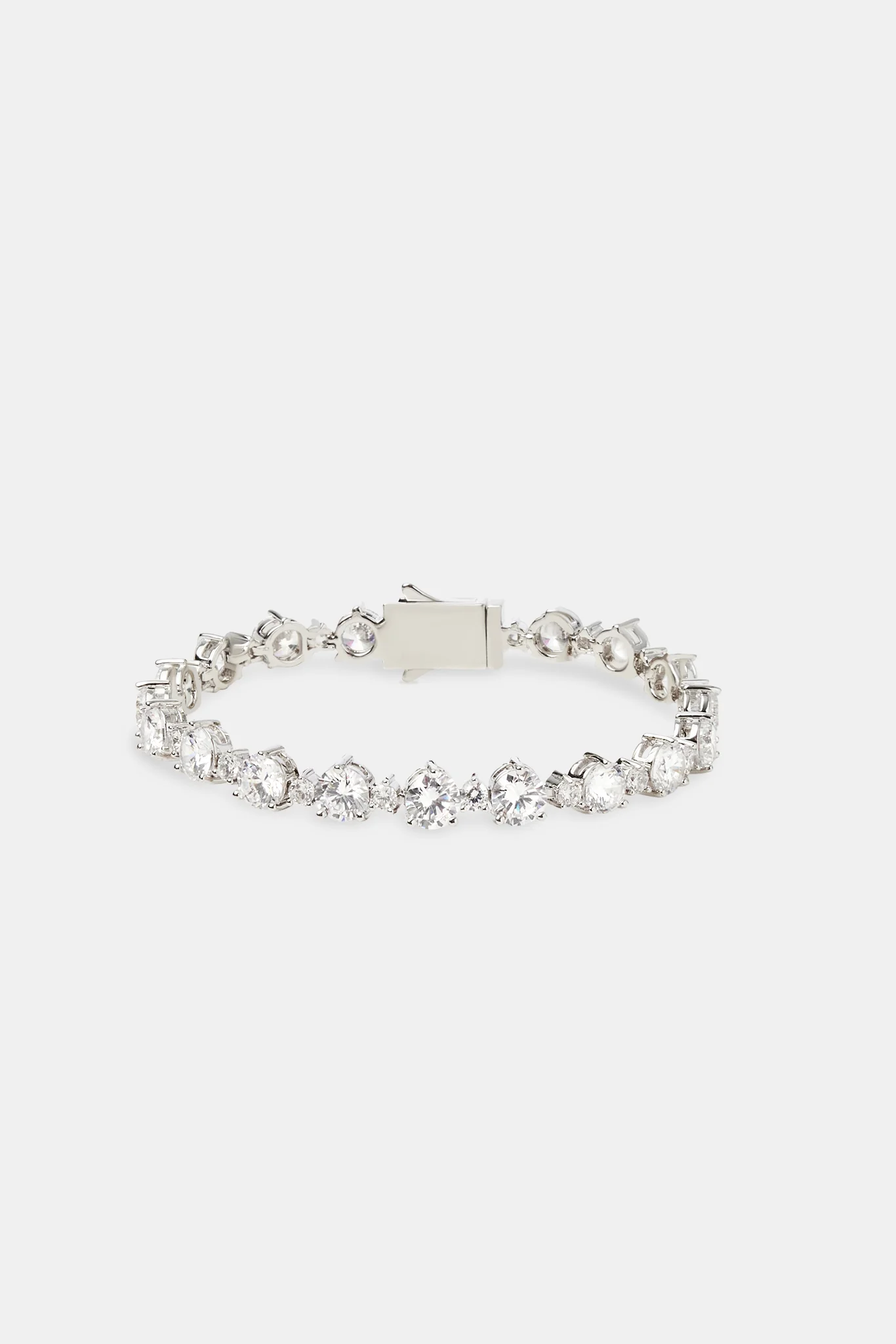 Alternating Round Tennis Bracelet - 6mm