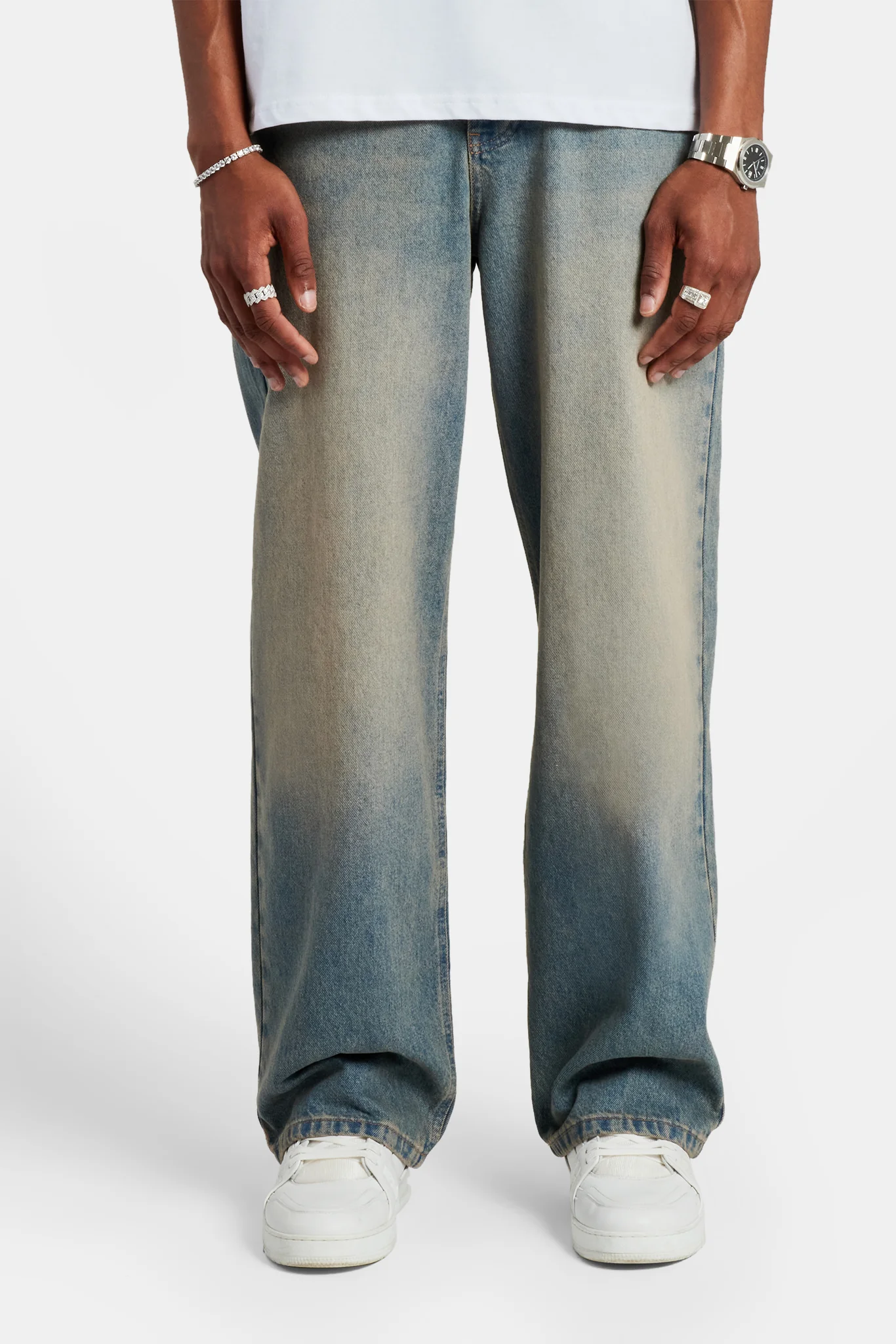 Baggy Fit Jeans - Antique Wash - Image 4