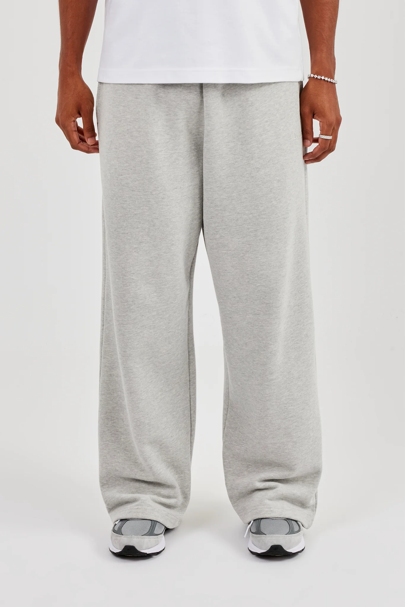 Baggy Fit Jogger - Grey Marl - Image 2