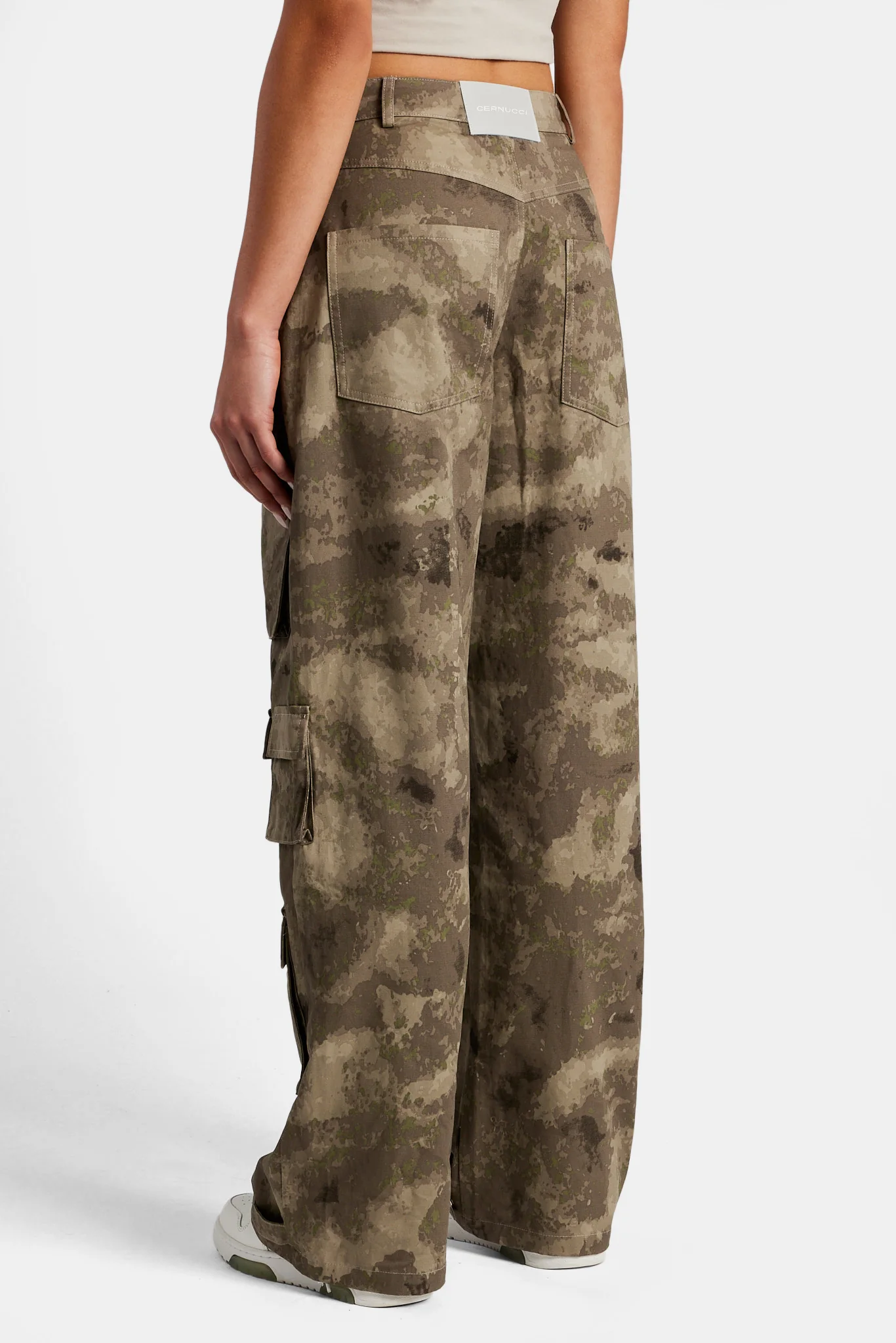 Baggy Multi Pocket Camo Cargo Trouser - Camo - Image 3