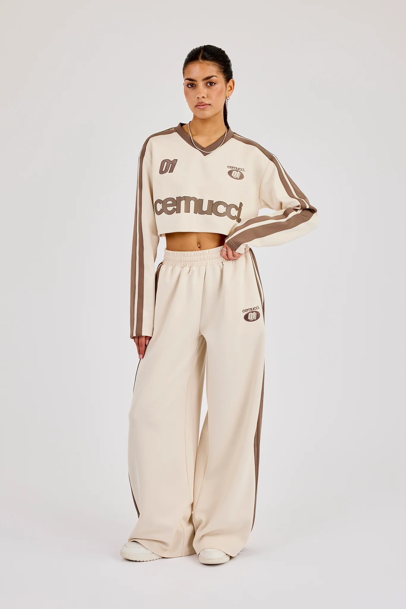 Baggy Taping Jogger - Off White - Image 2