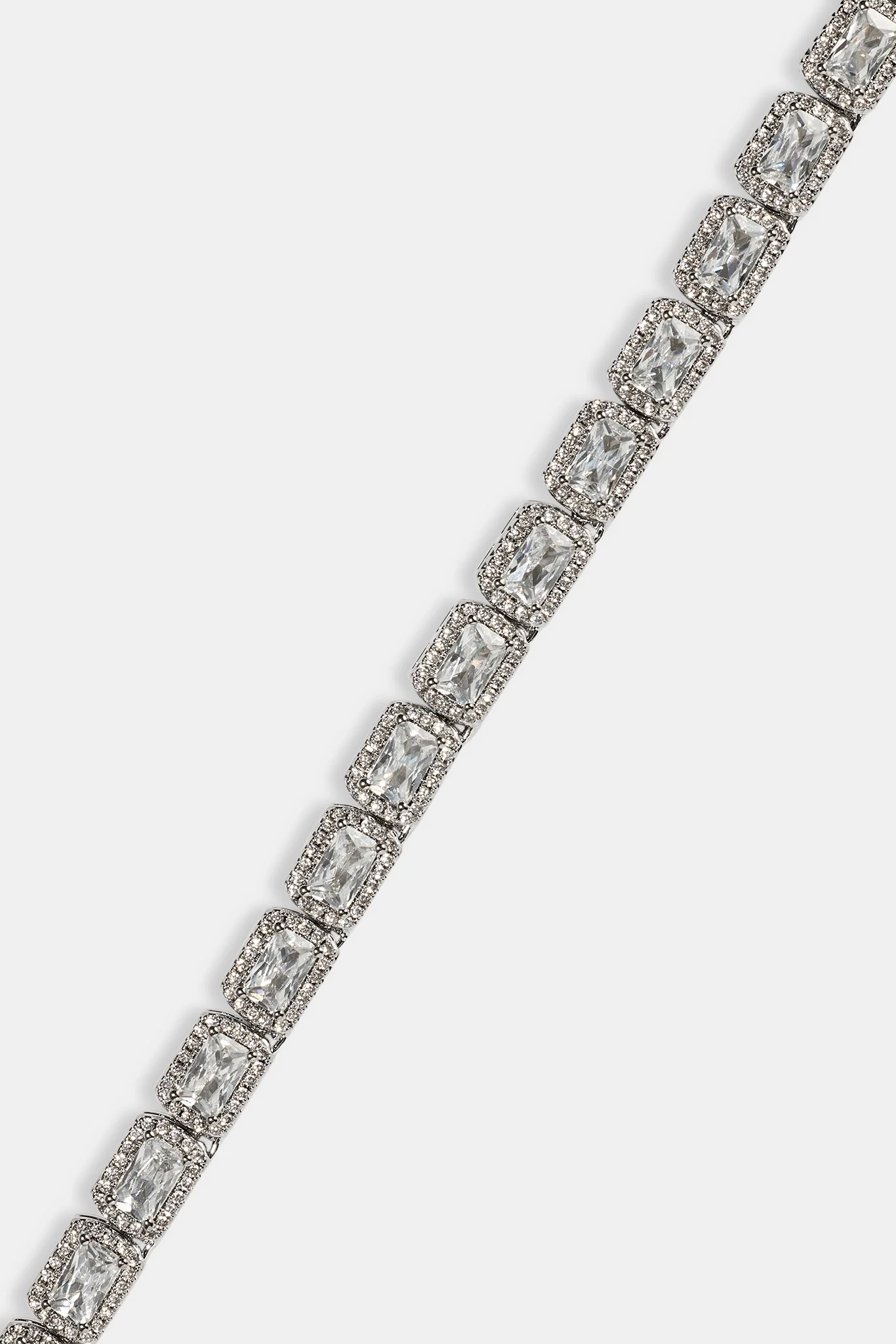 Baguette Cluster Chain - 5mm - White - Image 3