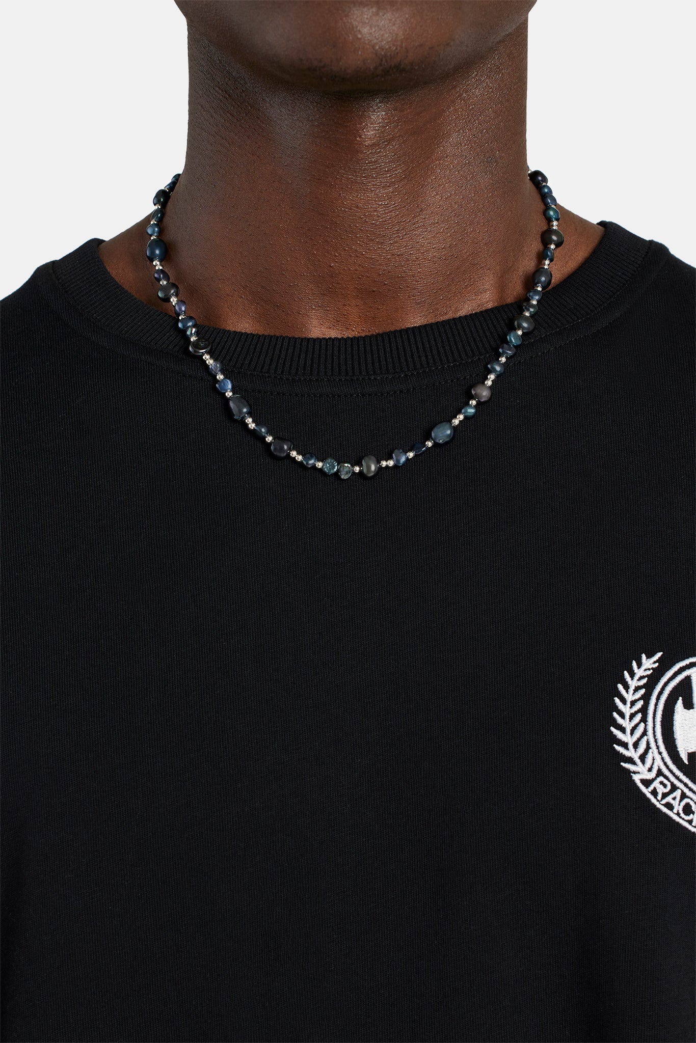Beaded Baroque Pearl Necklace - Image 2