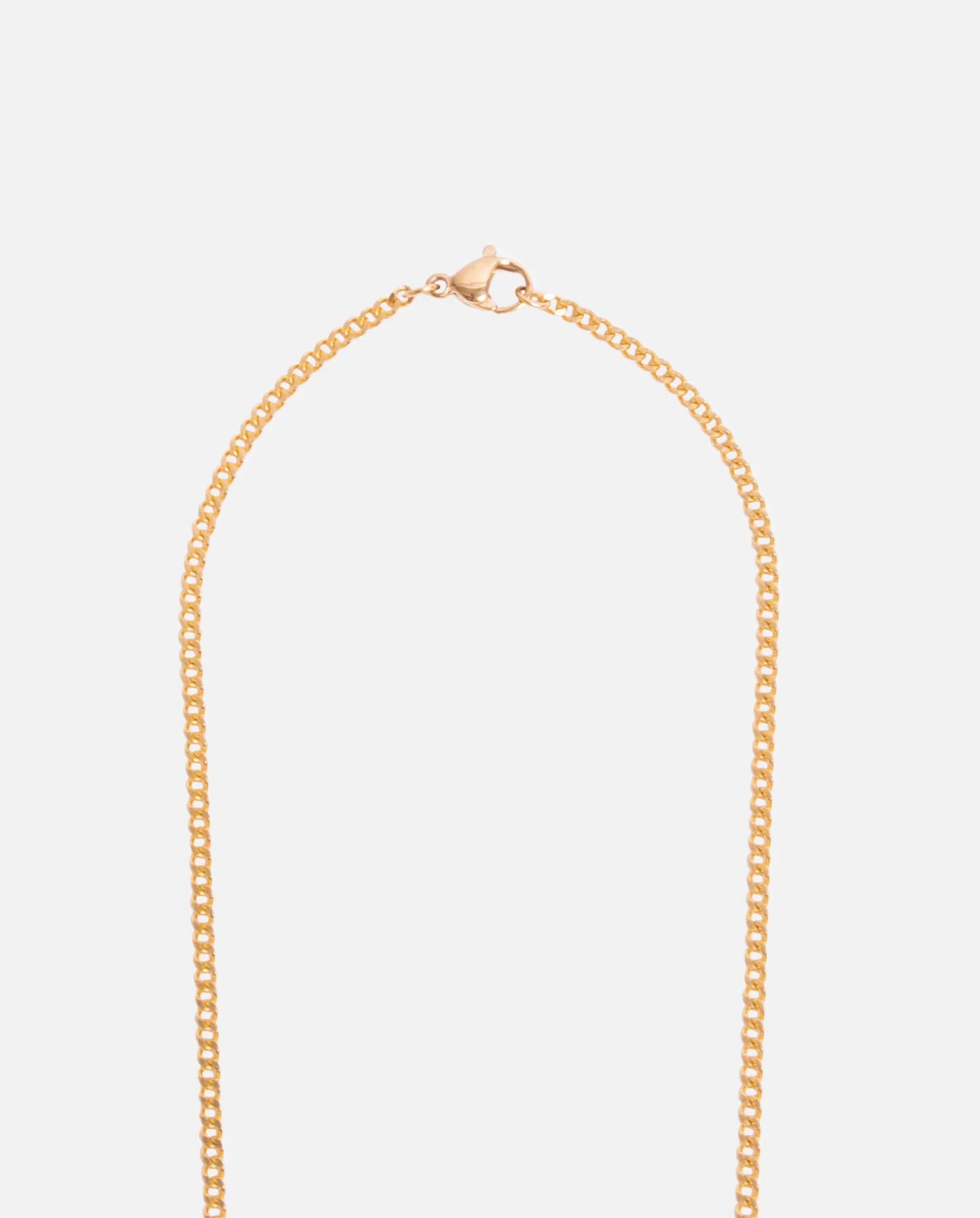 Beware Bone Necklace - Gold - 3mm - Image 3