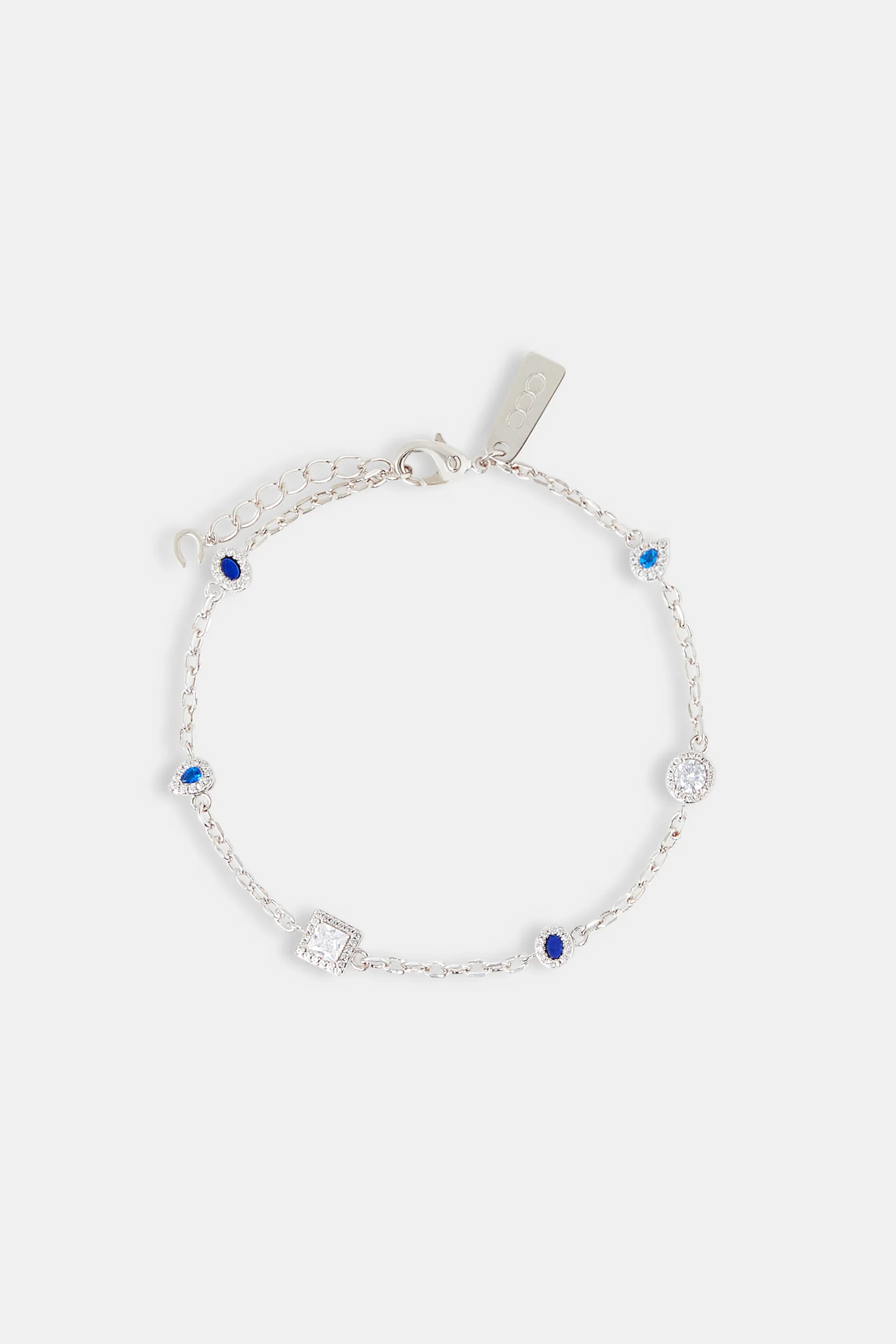 Blue Lapis & Gemstone Rolo Bracelet - 6mm - Image 2