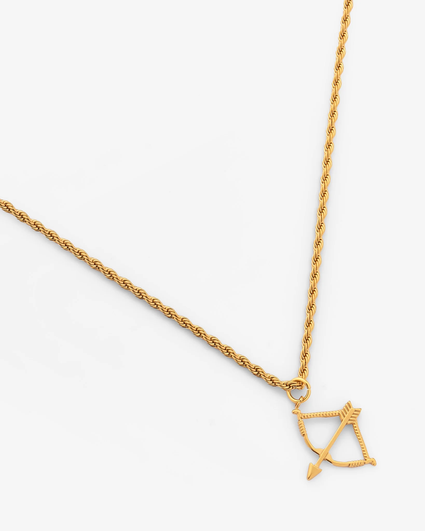 Bow And Arrow Necklace - Gold - Image 2