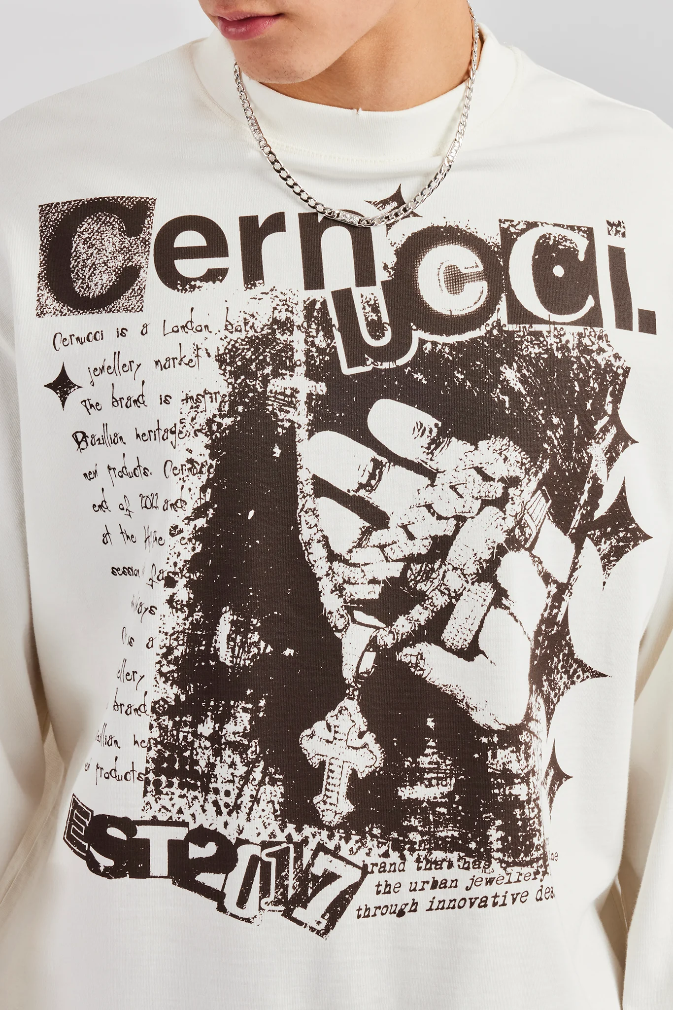 Long Sleeve T-Shirt - Off White - Image 2
