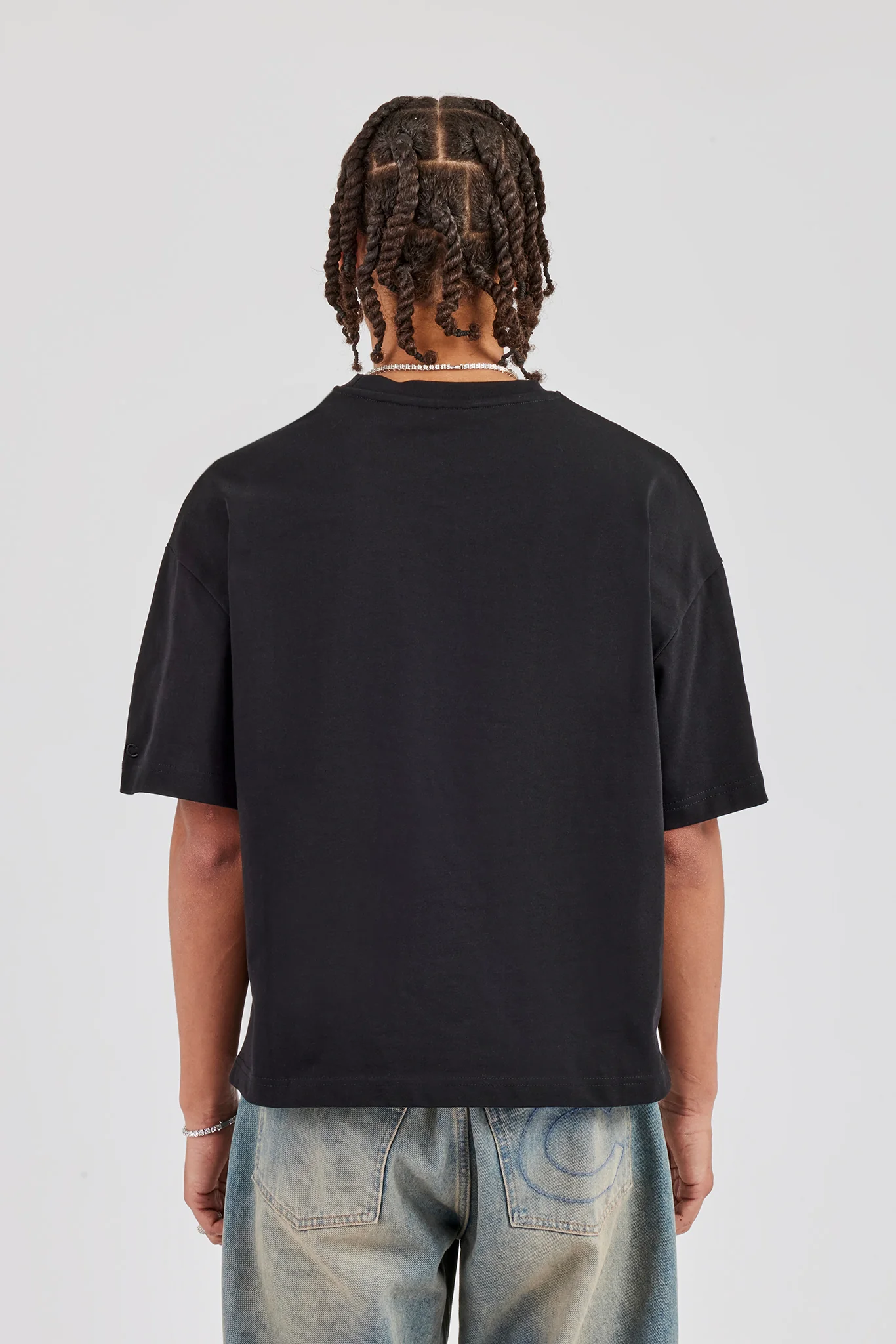Boxy T-Shirt - Black - Image 3
