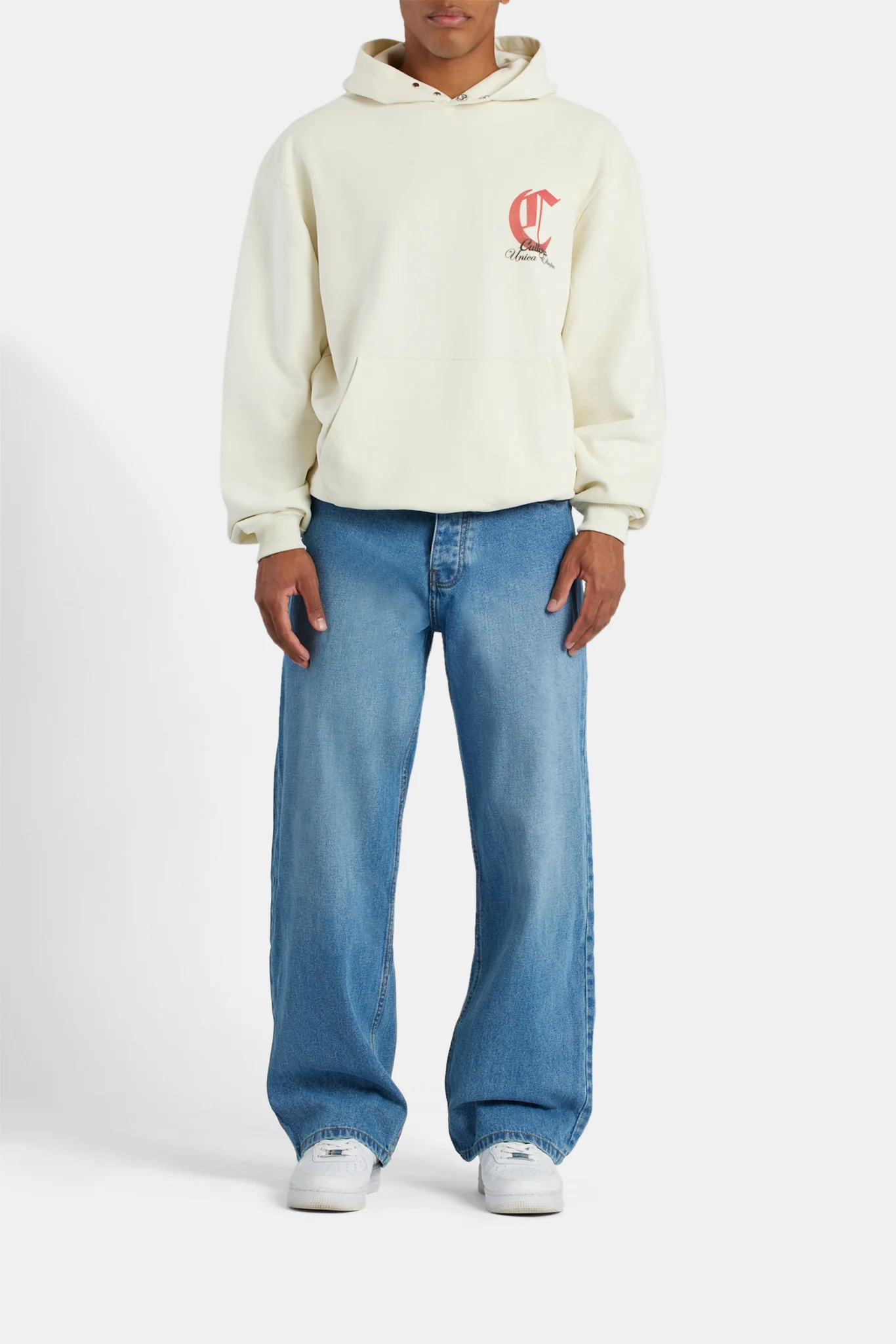 C Cherub Graphic Hoodie - Ecru - Image 2
