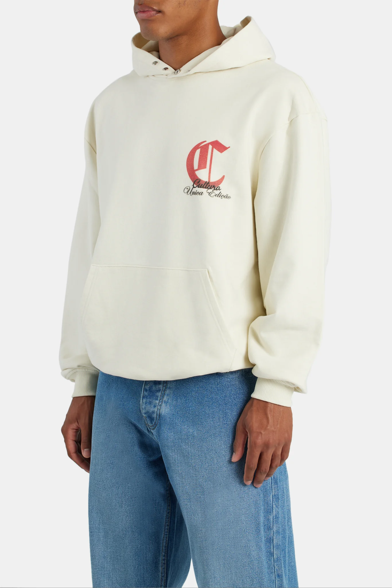 C Cherub Graphic Hoodie - Ecru - Image 3
