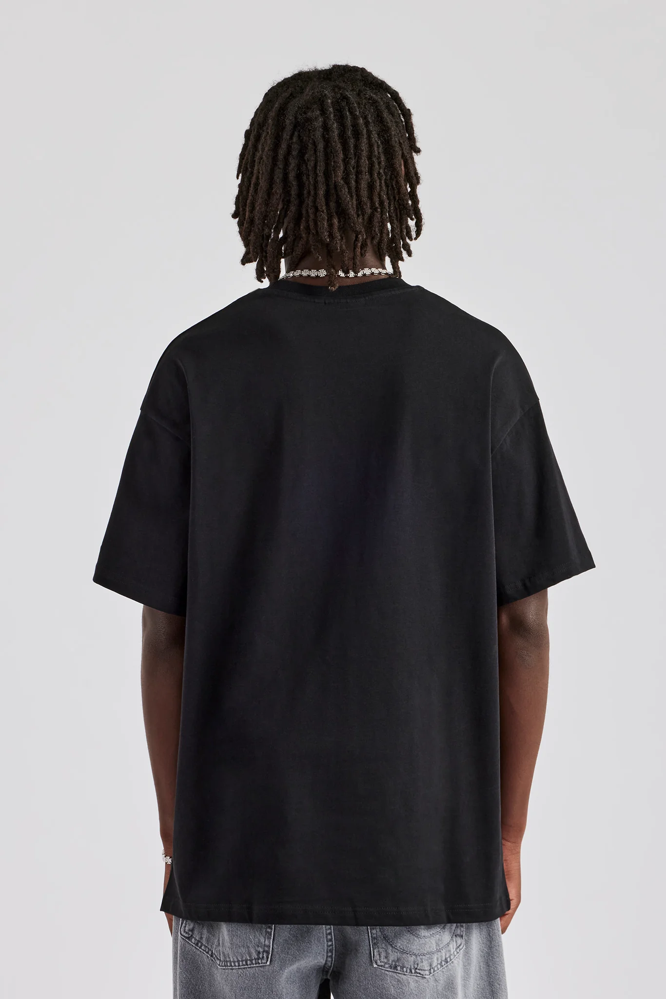 C Diamond Oversized T-Shirt - Black - Image 3