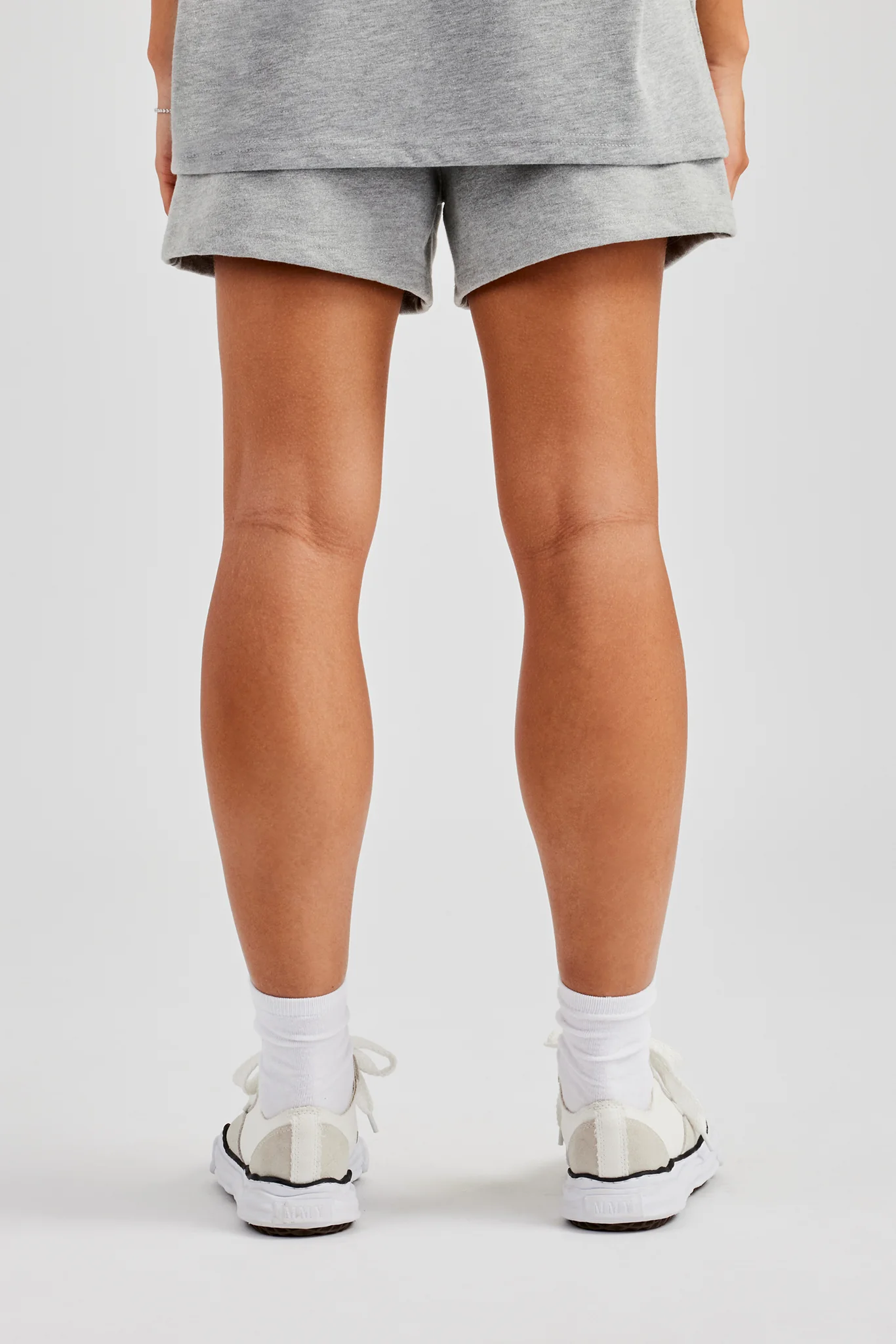 C Embroidered Short - Grey Marl - Image 3