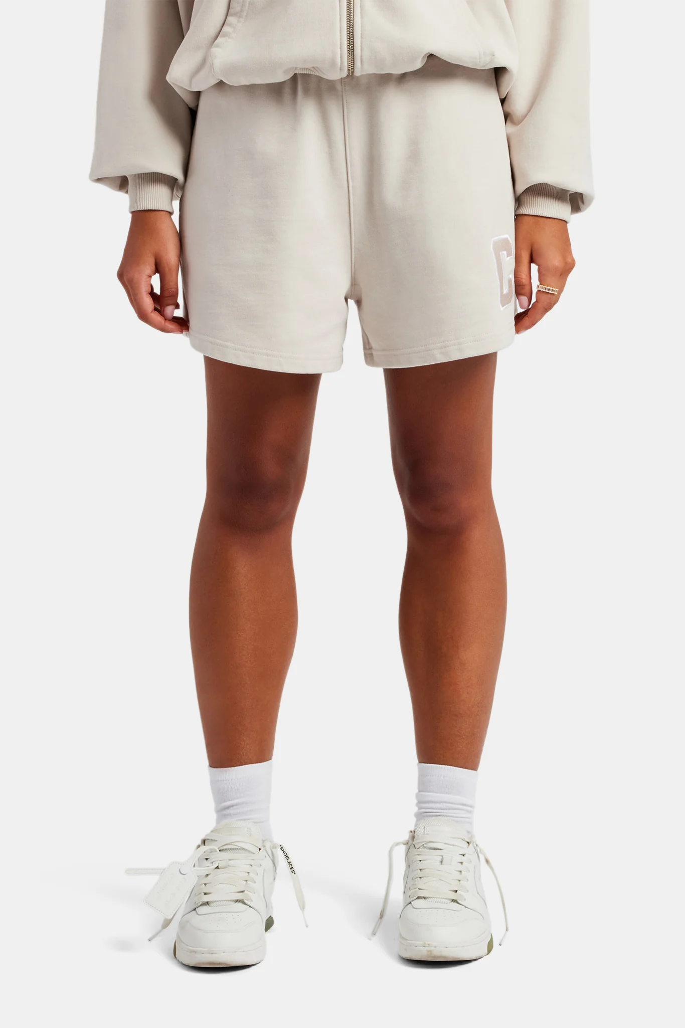 C Embroidered Short - Stone - Image 2