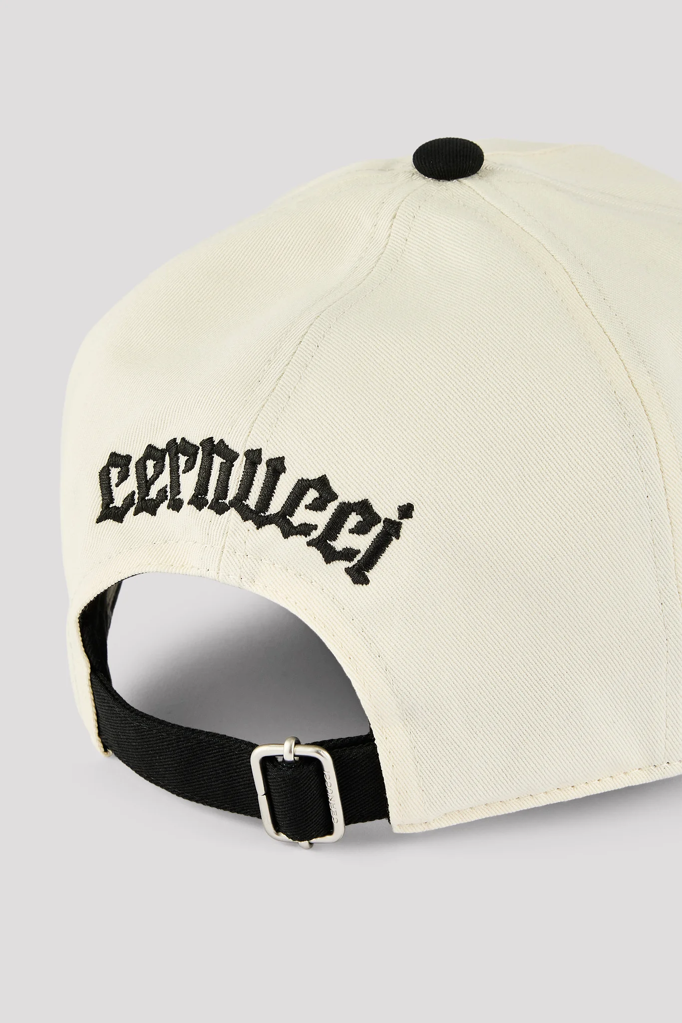 'C' Logo Cap - Off White - Image 4