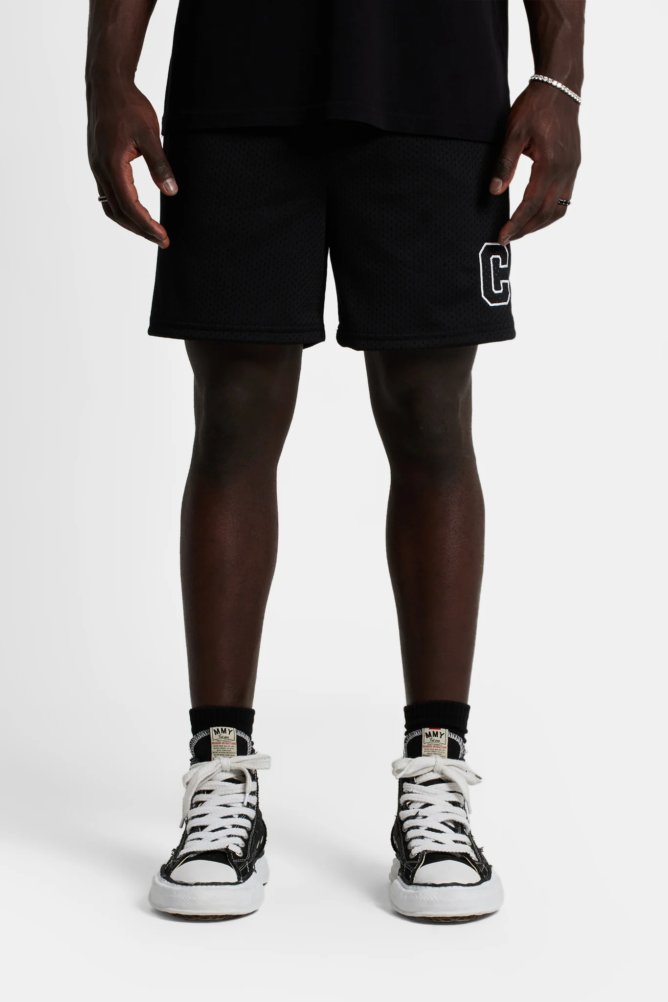 C Mesh Shorts - Black - Image 4
