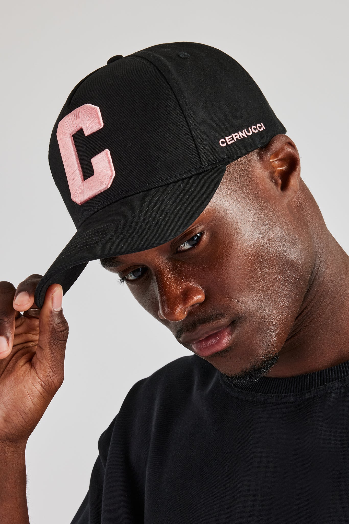 C Pink Embroidered Hat - Image 2