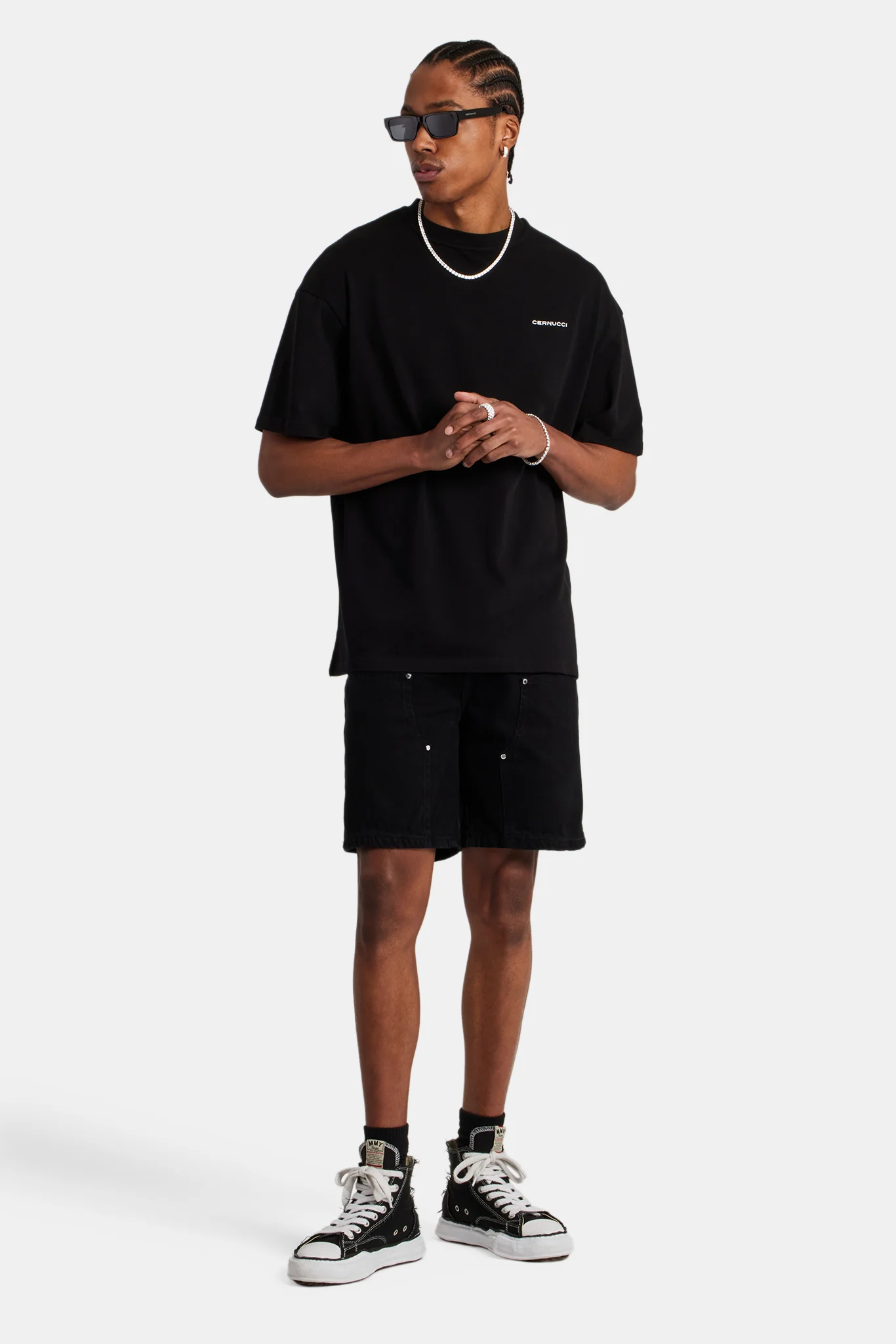 Carpenter Denim Short - Black - Image 2