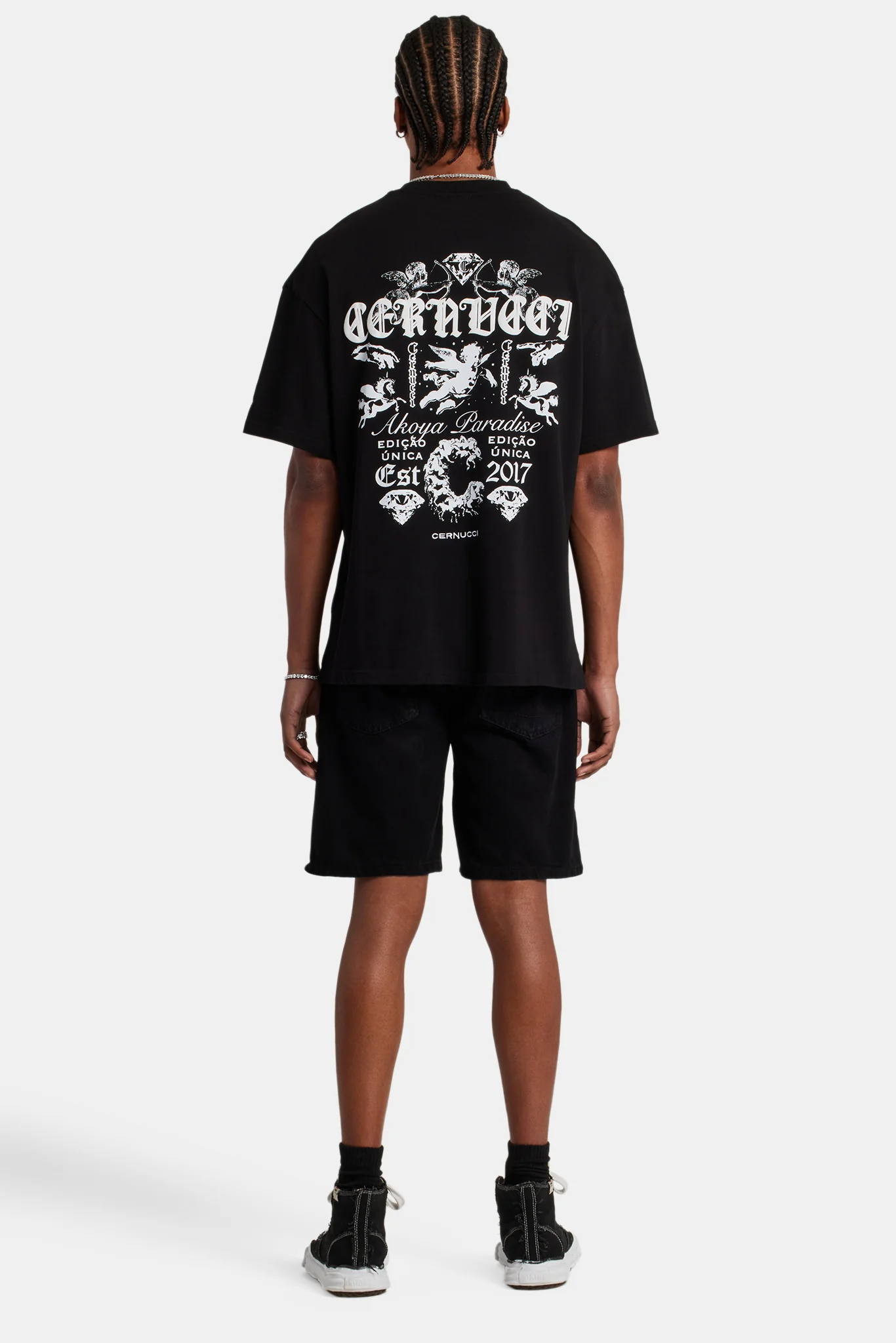 Carpenter Denim Short - Black - Image 4