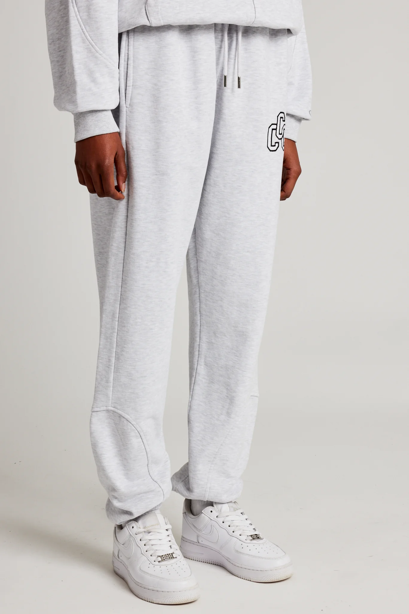 CCC Applique Varsity Jogger - Grey Marl - Image 2