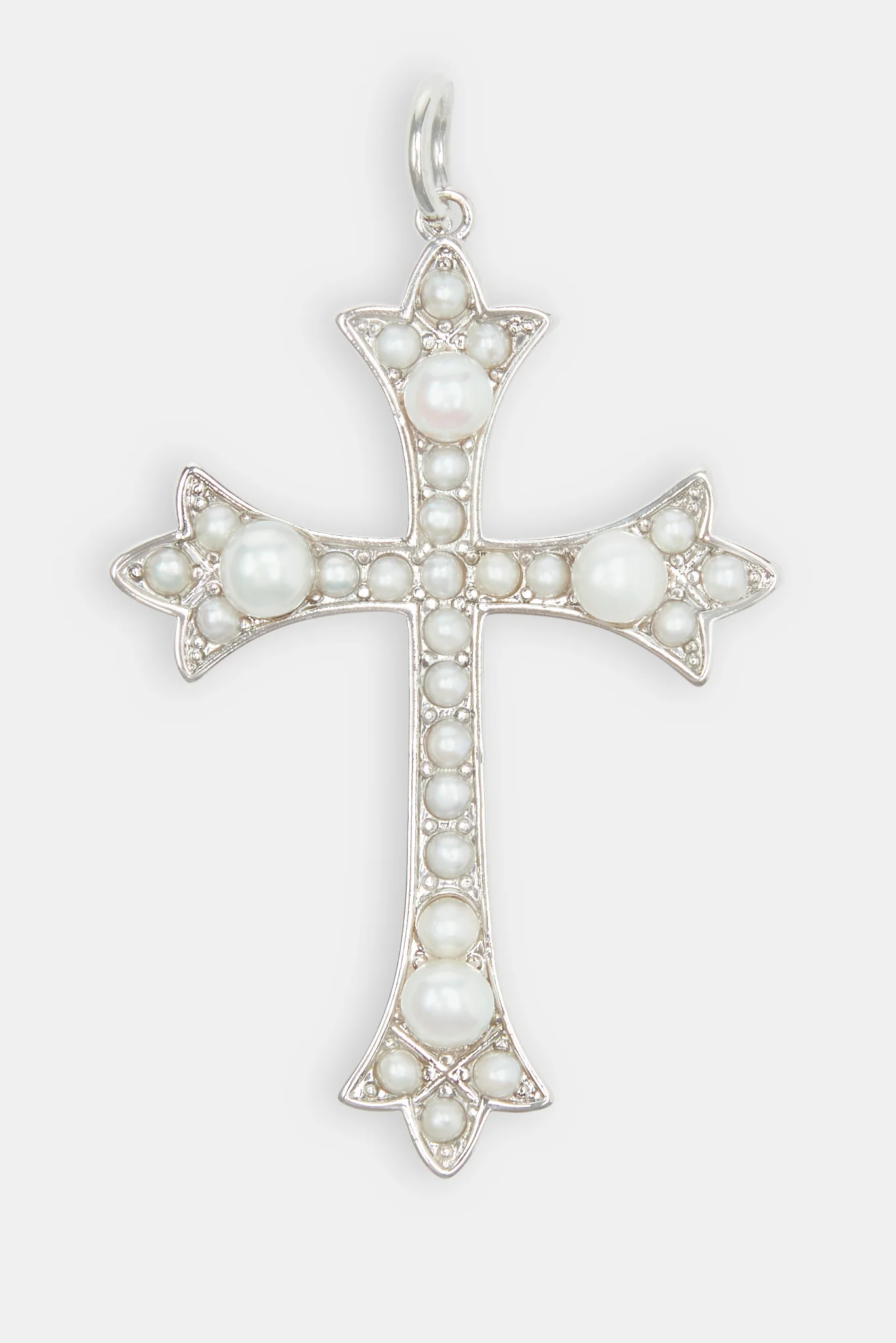 Celtic Cross Pearl Pendant - Image 2
