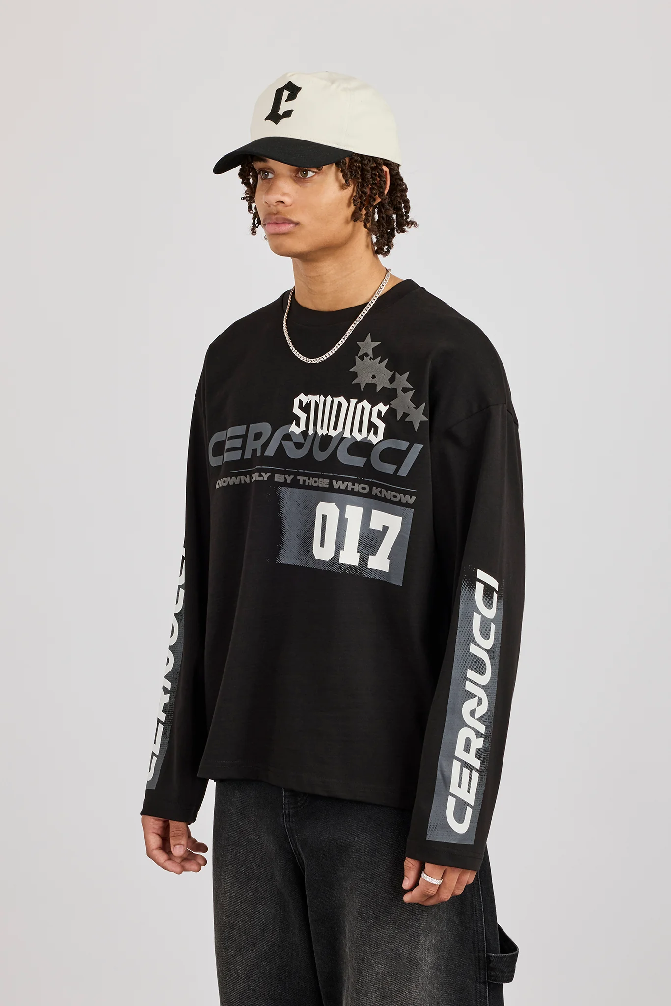 Cernucci 17 Studios Long Sleeve T-Shirt - Black - Image 2