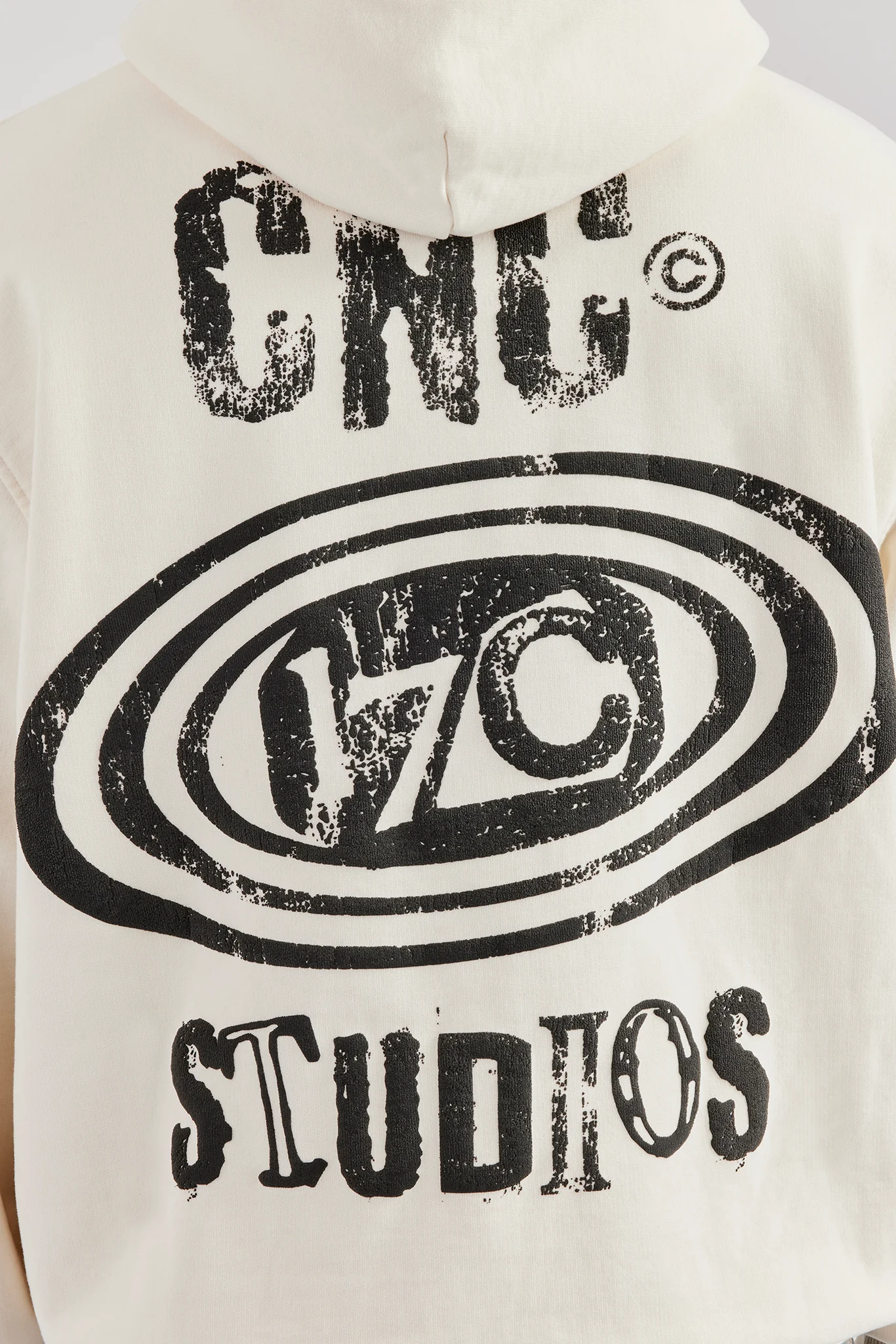 Cernucci 17 Studios Oversized Hoodie - Off White - Image 4