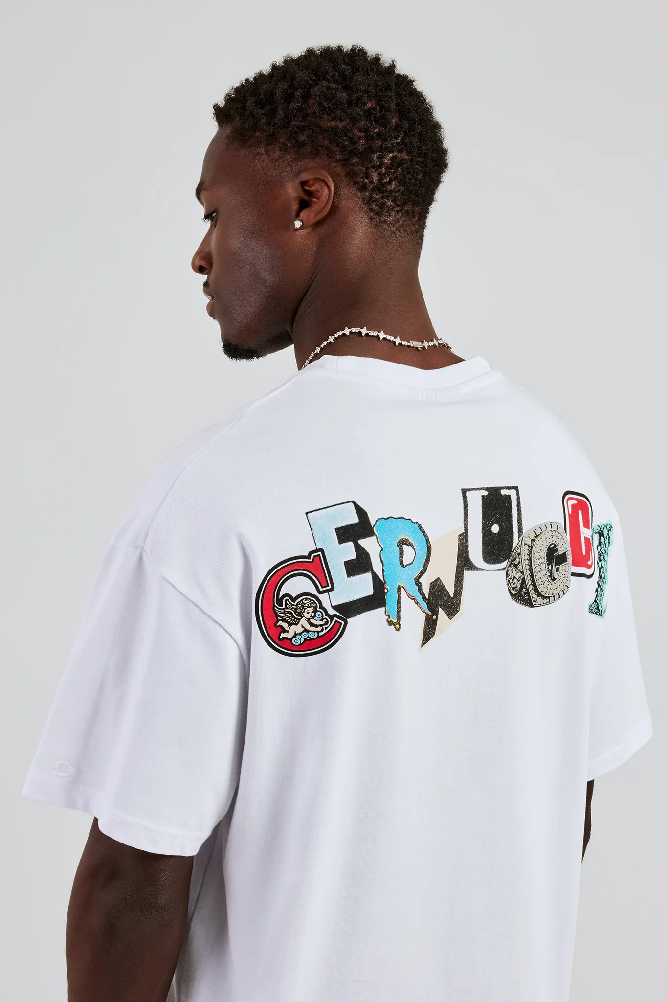 Cernucci Back Print Oversized T-Shirt - Image 4