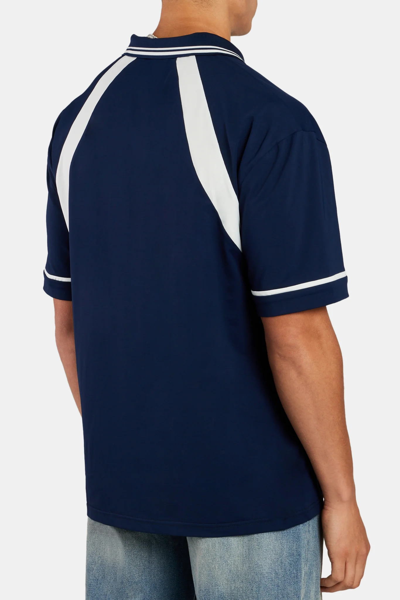 Cernucci Badge Varsity Football Top - Navy - Image 2