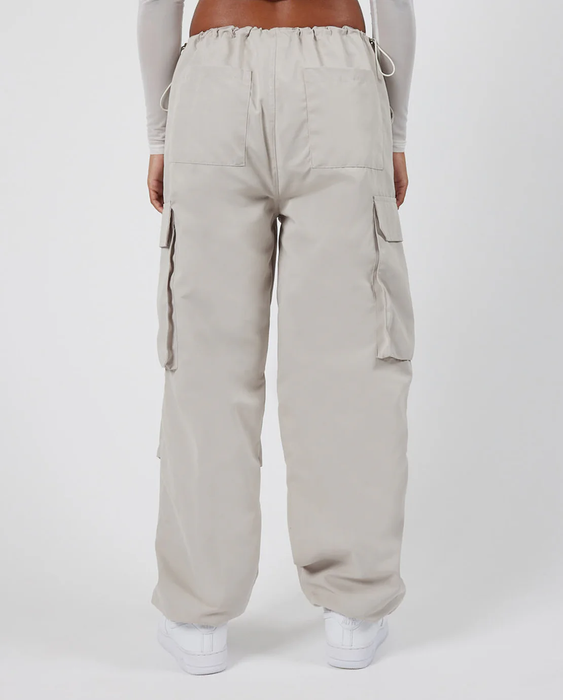 Cernucci Cargo Parachute Trouser - Stone - Image 3
