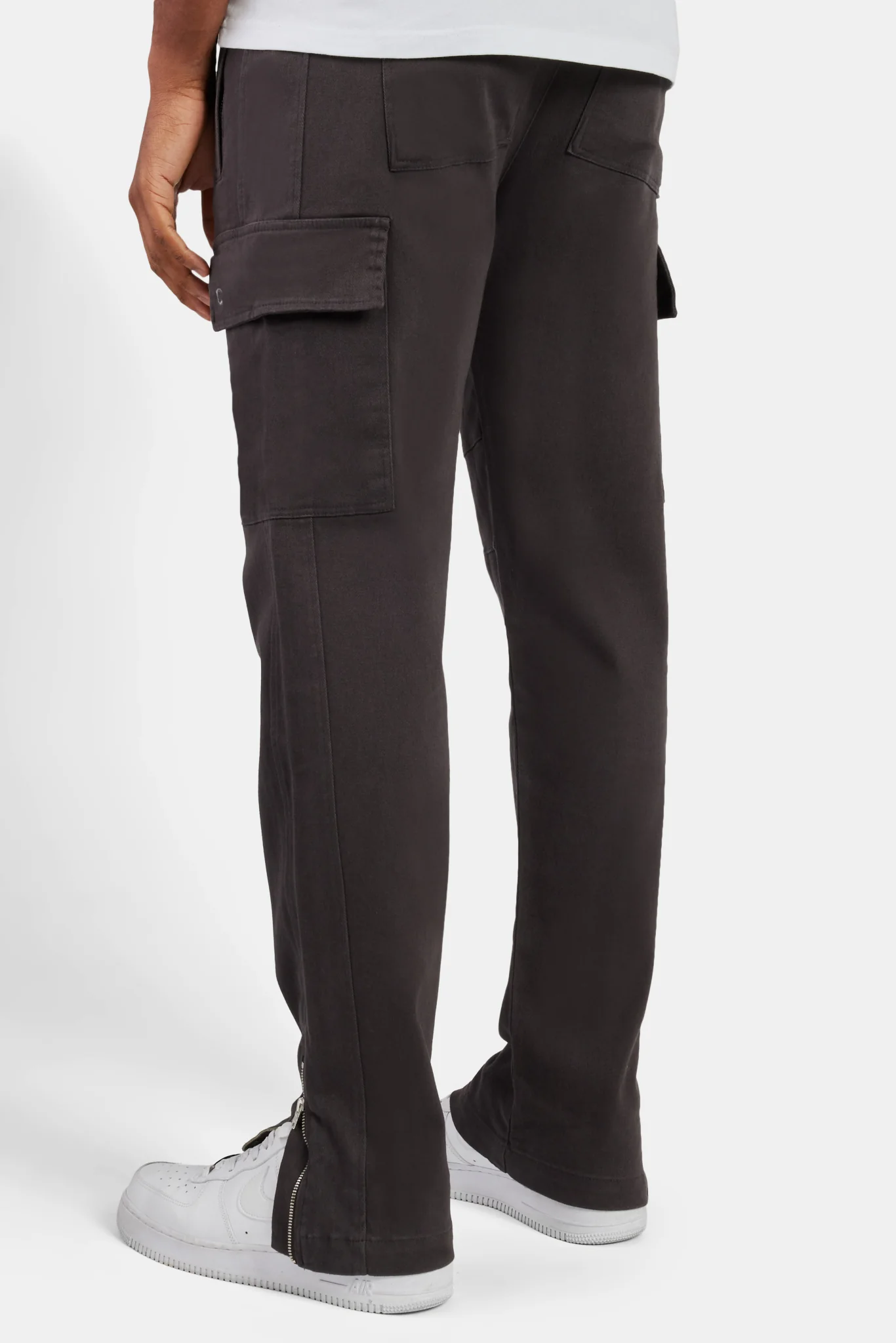 Cernucci Cargo Trouser - Dark Grey - Image 4