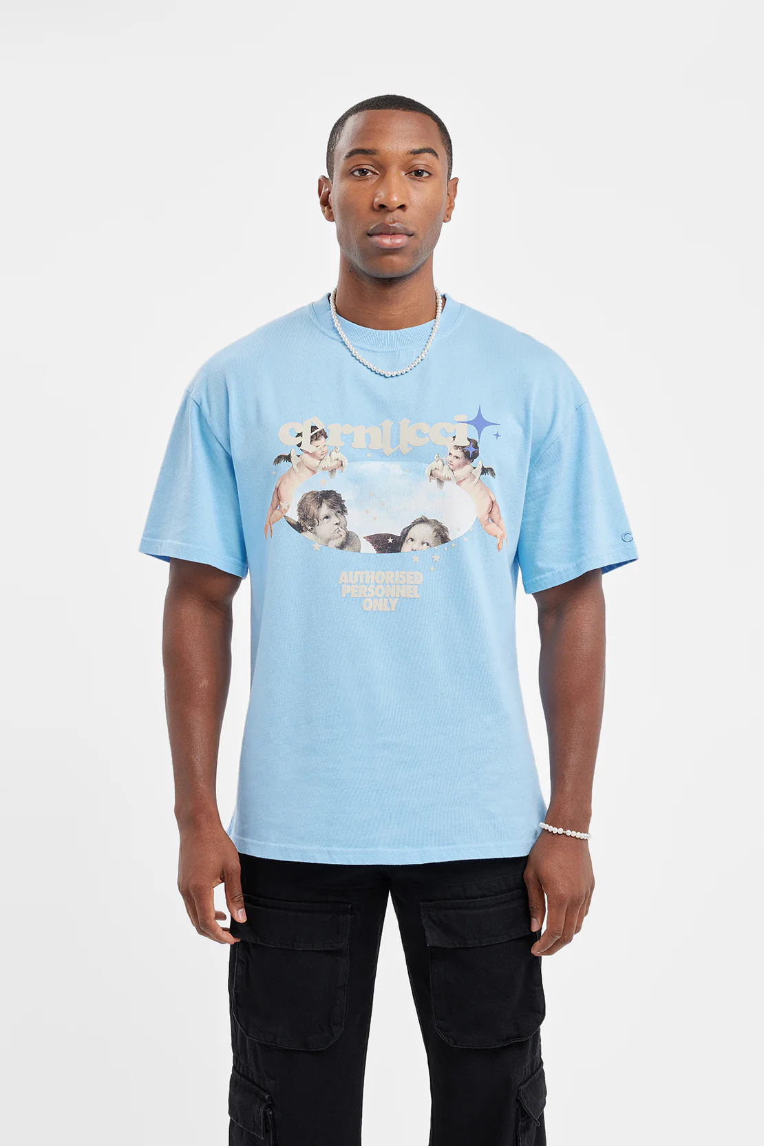 Cernucci Cherub T-Shirt - Blue - Image 3