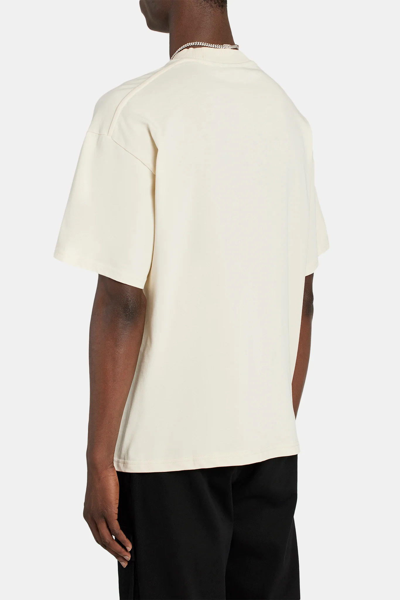 Cernucci Embroidered T-Shirt - Ecru - Image 3