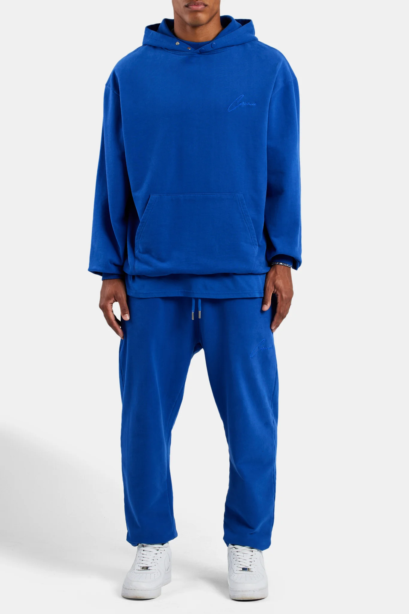 Cernucci Font Hoodie - Cobalt - Image 2