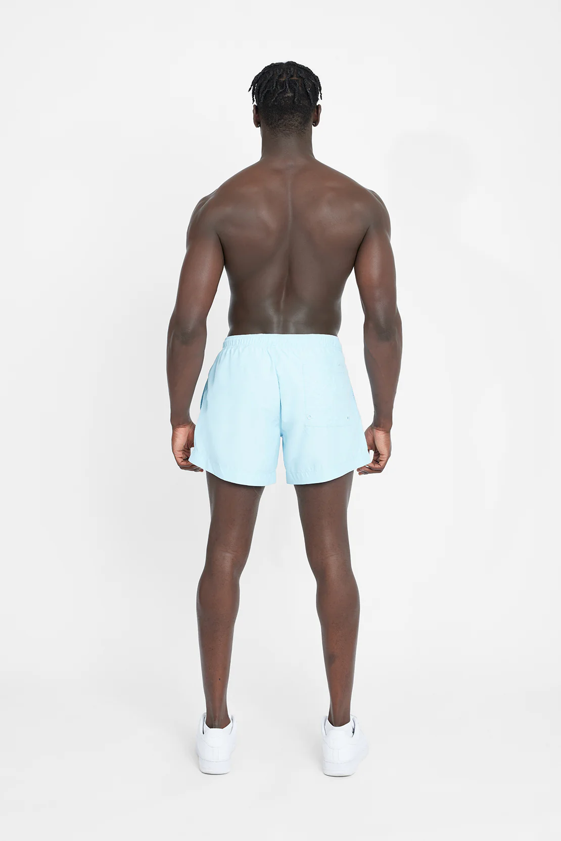 Cernucci Logo Swim Shorts - Baby Blue - Image 4
