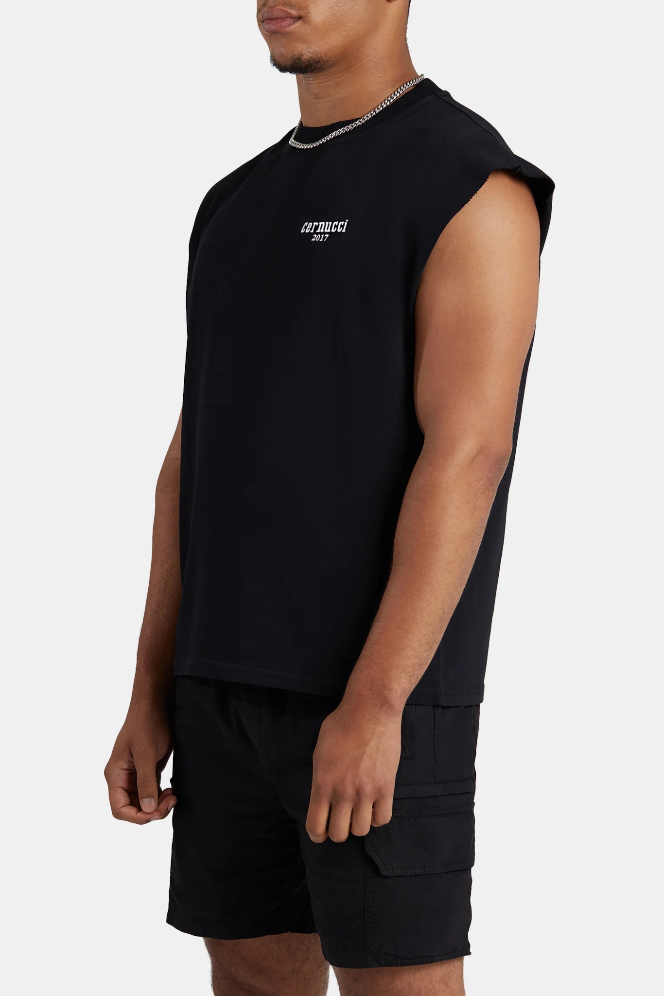 Cernucci Grand Resort Oversized Tank - Black - Image 5