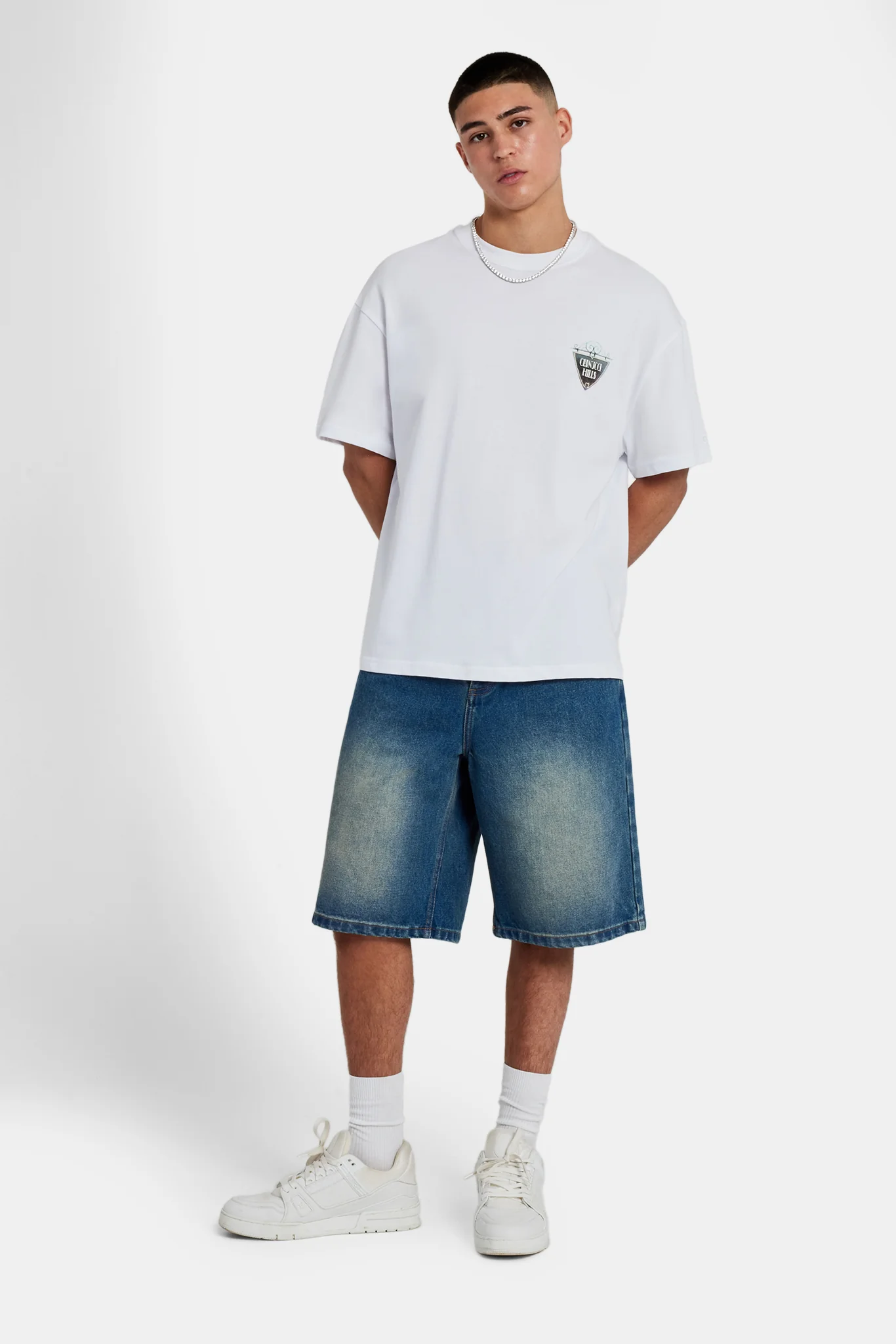 Cernucci Hill Oversized T-Shirt - White - Image 2