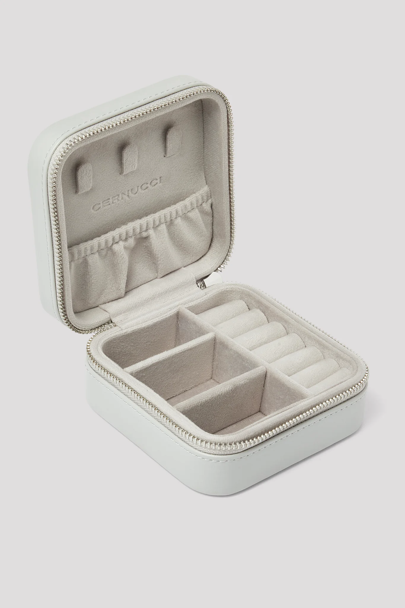Cernucci Jewellery Travel Case - Grey - Image 4