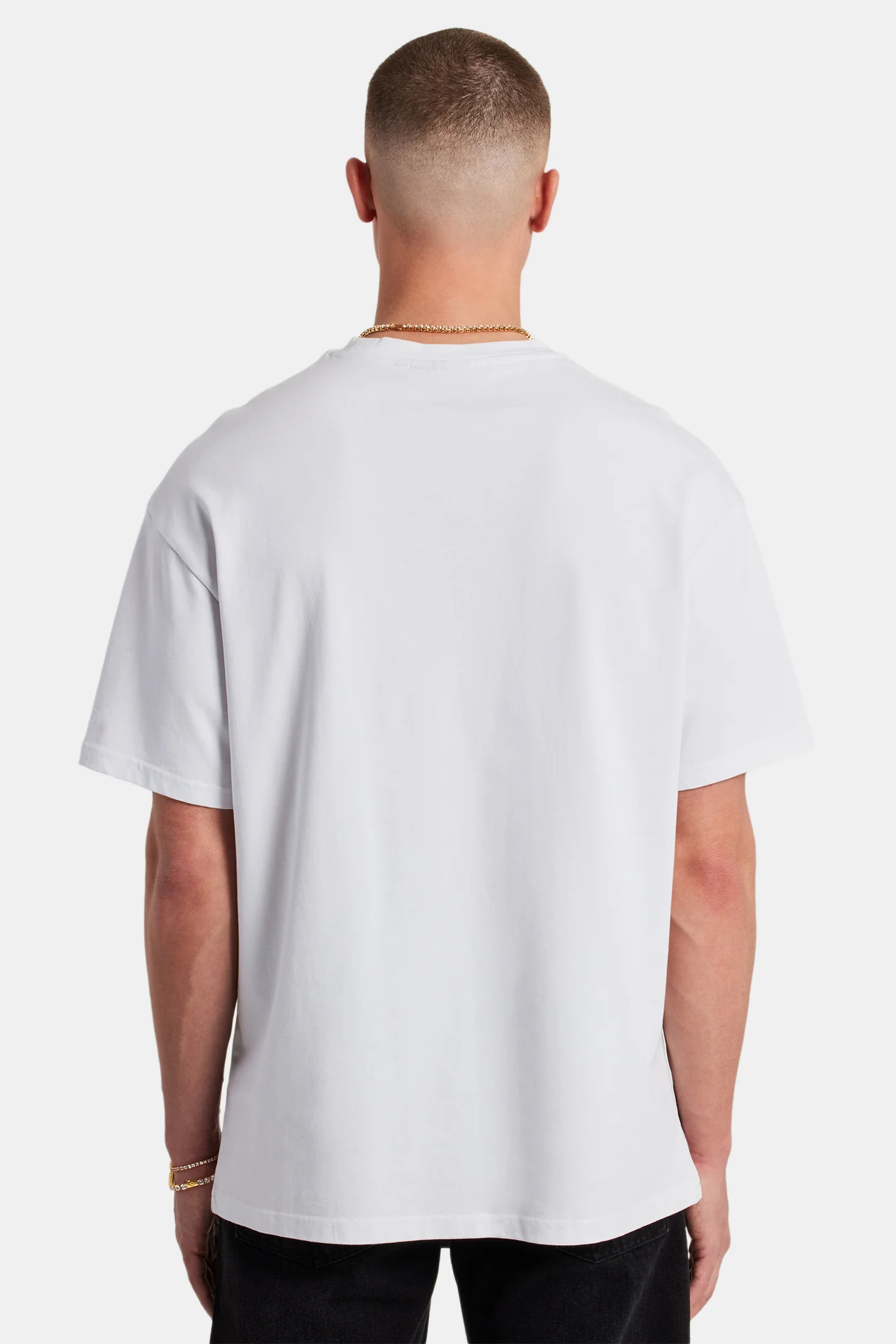 Cernucci Knuckles Oversized T-Shirt - White - Image 3