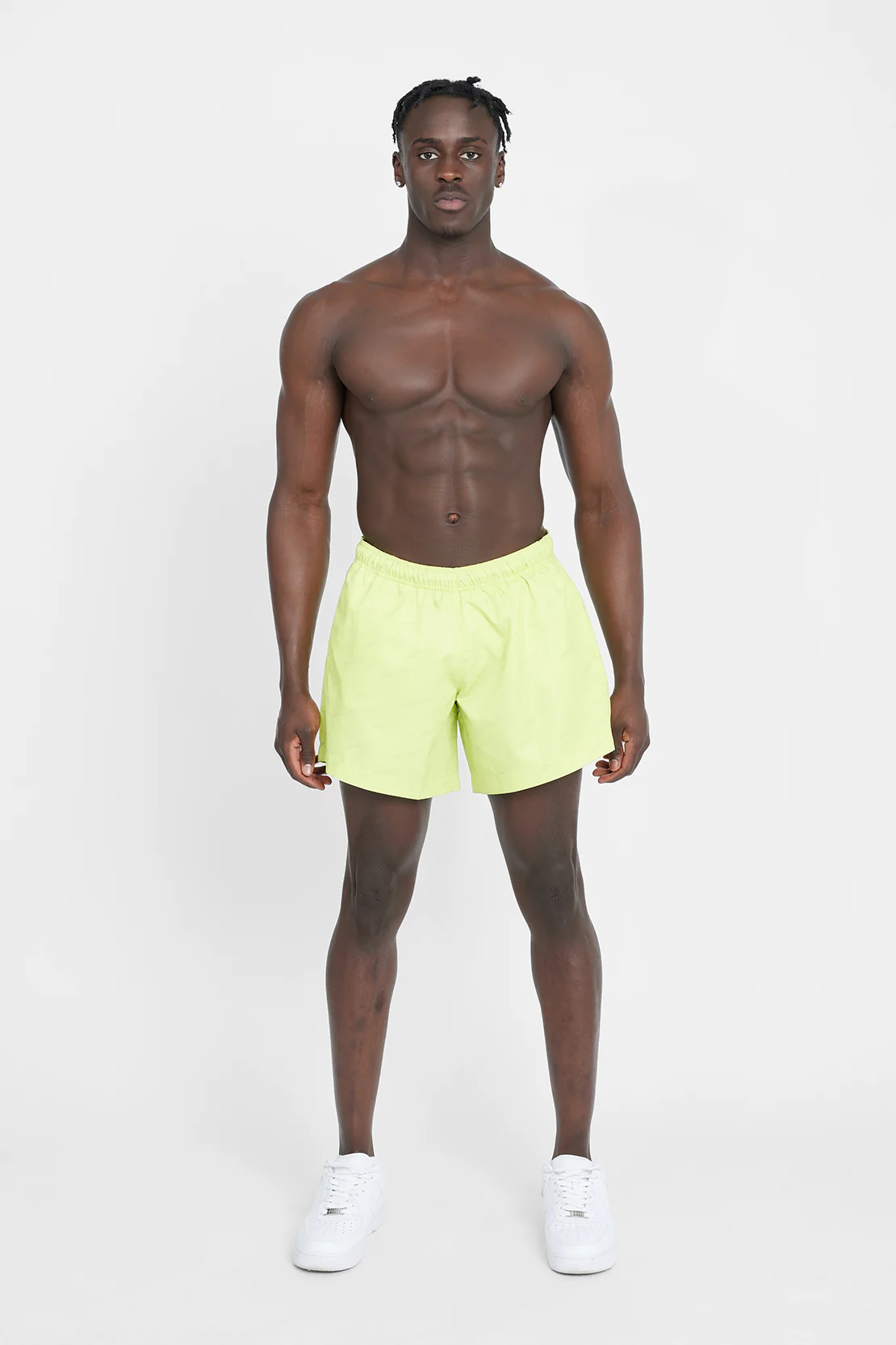 Cernucci Monogram Swimshorts - Lime - Image 3